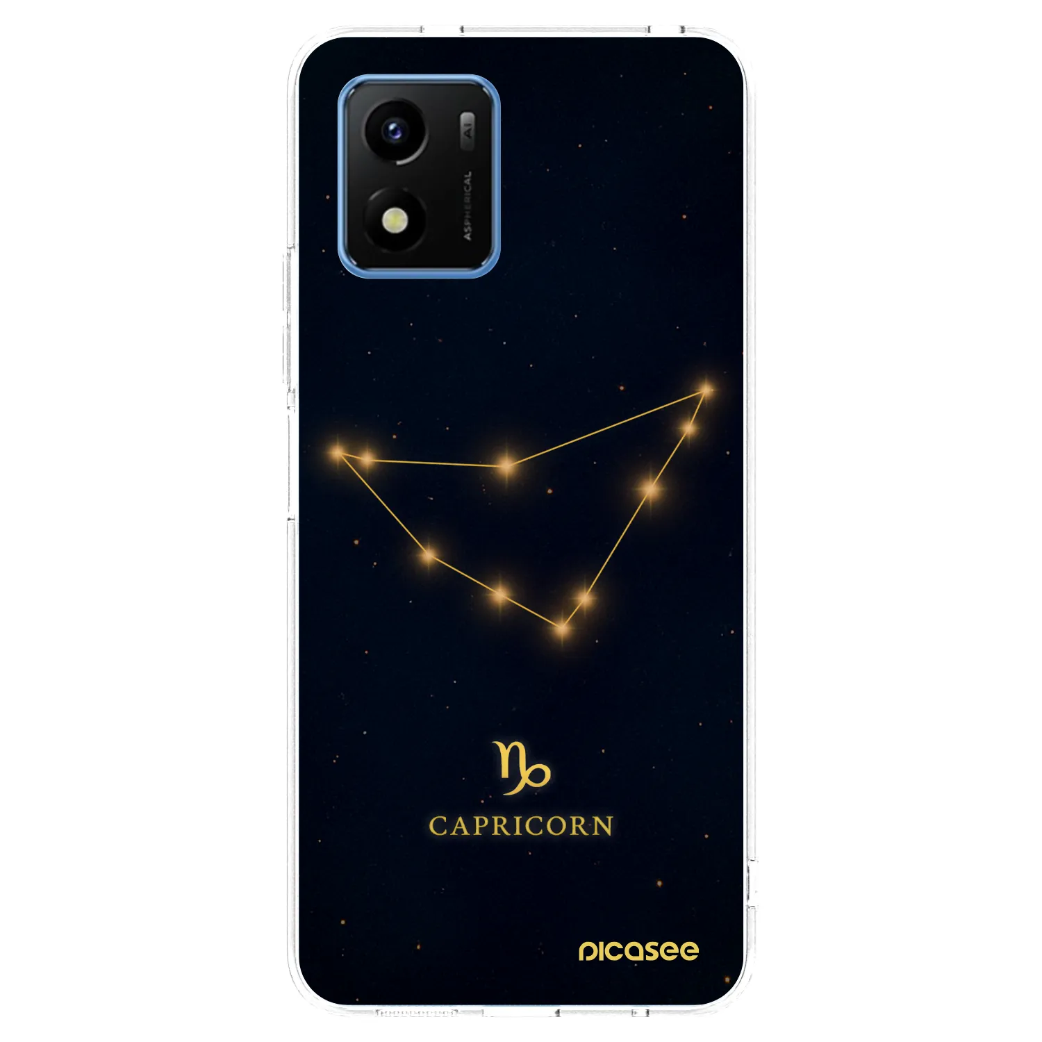 Picasee διαφανής θήκη σιλικόνης Vivo Y01 - CAPRICORN