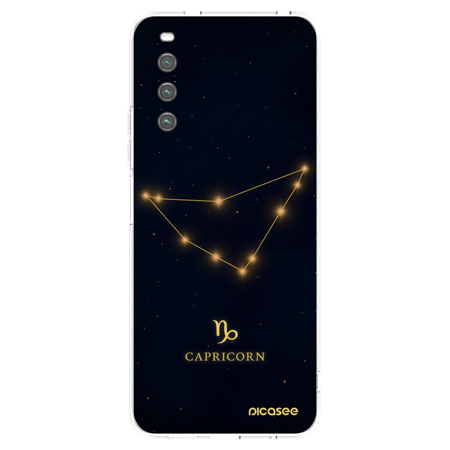 Picasee διαφανής θήκη σιλικόνης Sony Xperia 10 IV 5G - CAPRICORN