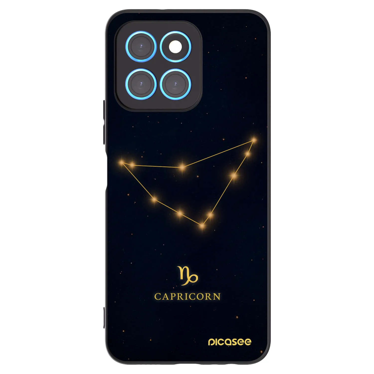 Picasee Μαύρη θήκη σιλικόνης για Honor X6 - CAPRICORN