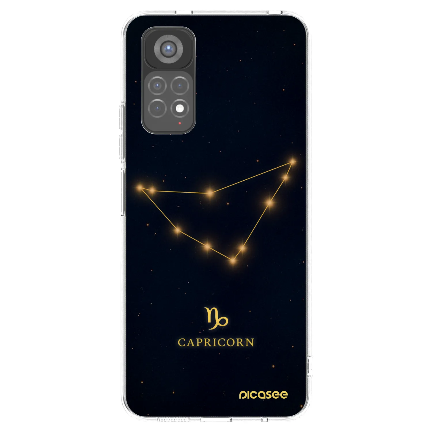 Picasee διαφανής θήκη σιλικόνης Xiaomi Redmi Note 11S 5G - CAPRICORN