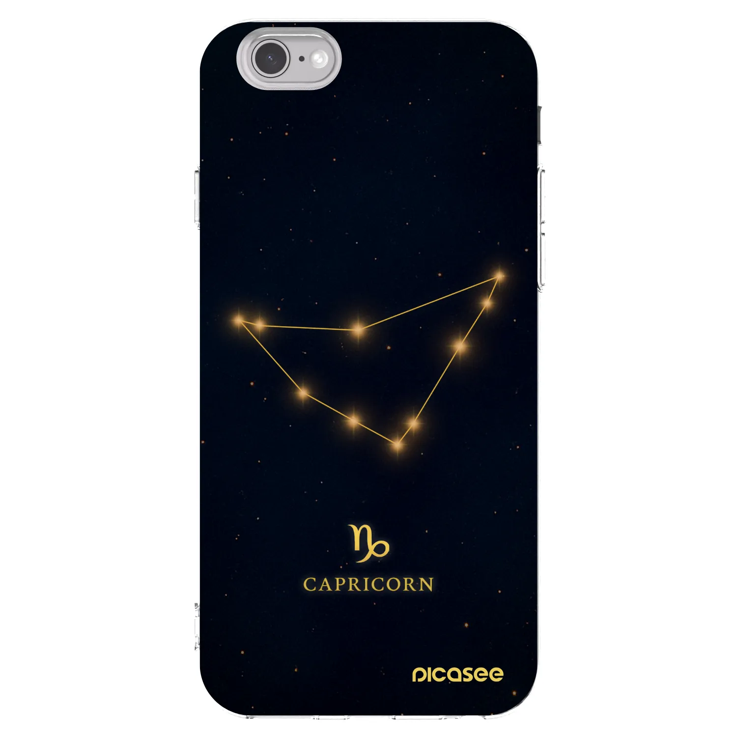 Picasee διαφανής θήκη σιλικόνης Apple iPhone 6/6S - CAPRICORN