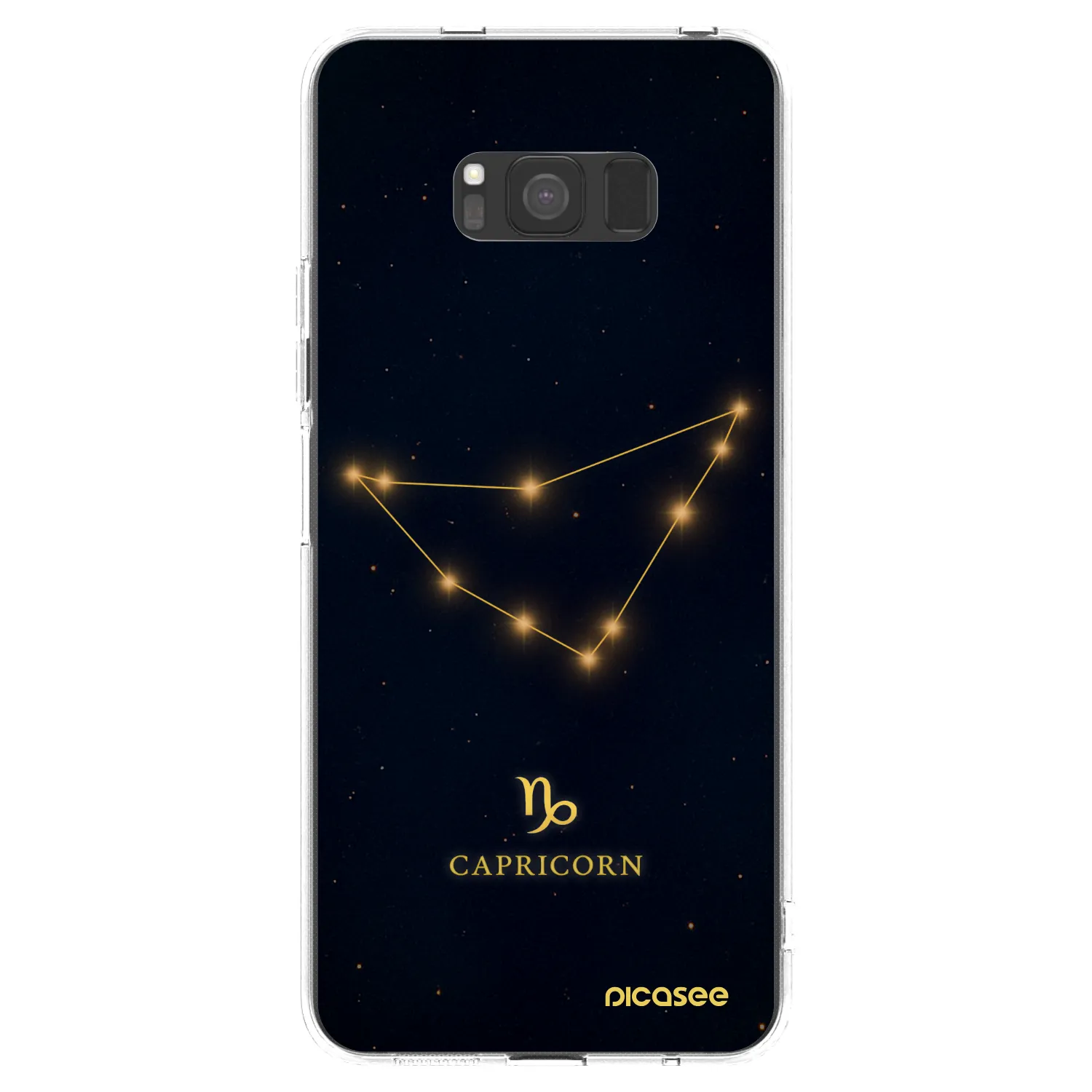 Picasee διαφανής θήκη σιλικόνης Samsung Galaxy S8 G950F - CAPRICORN