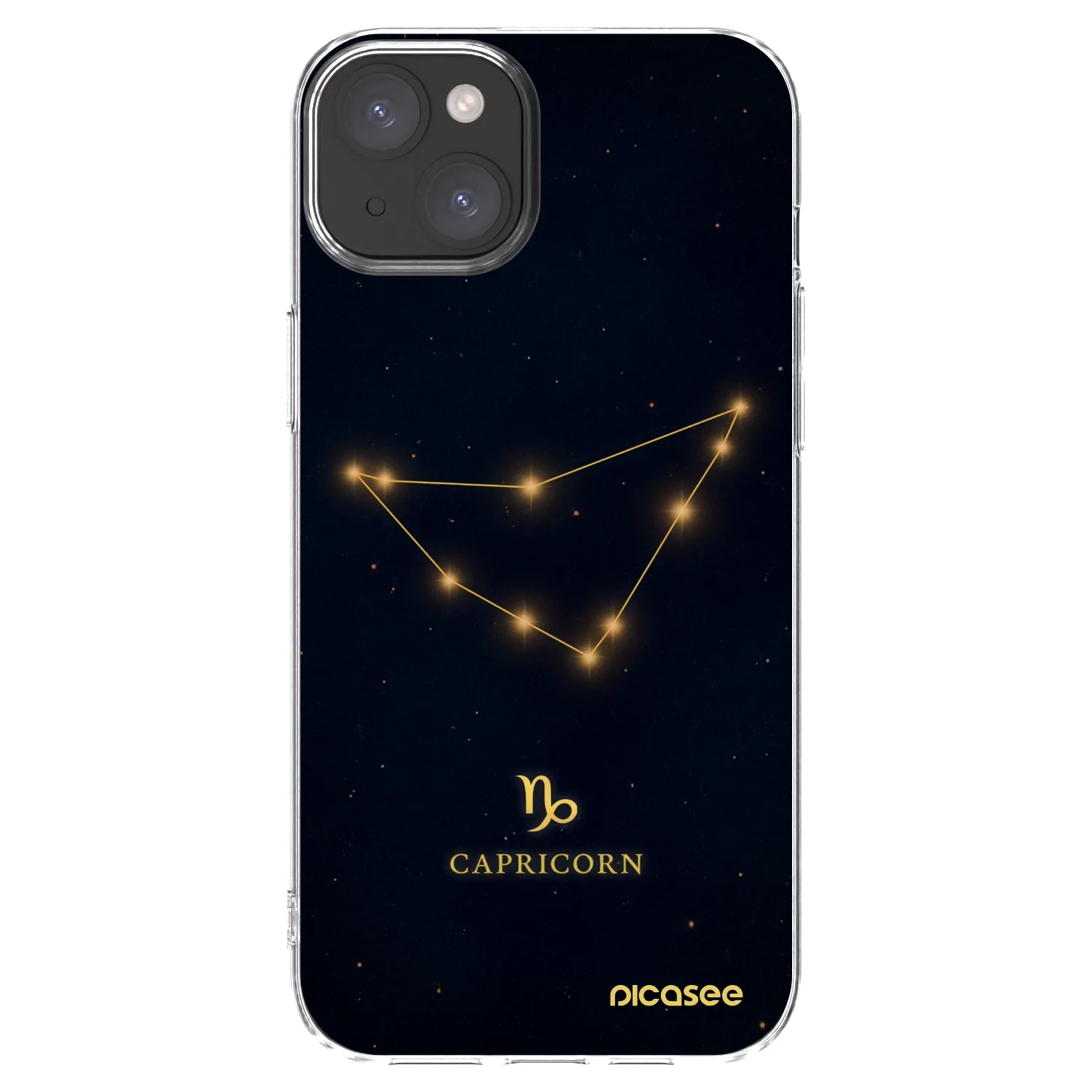 Picasee διαφανής θήκη σιλικόνης Apple iPhone 15 Plus - CAPRICORN