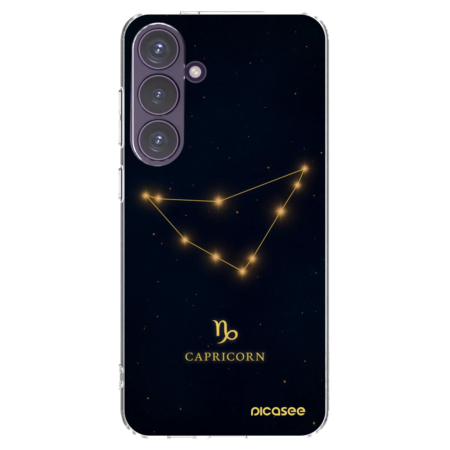 Picasee διαφανής θήκη σιλικόνης Samsung Galaxy S24+ S926B 5G - CAPRICORN