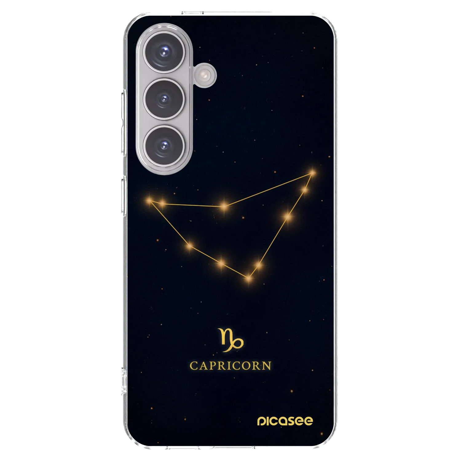 Picasee διαφανής θήκη σιλικόνης Samsung Galaxy S24 S921B 5G - CAPRICORN