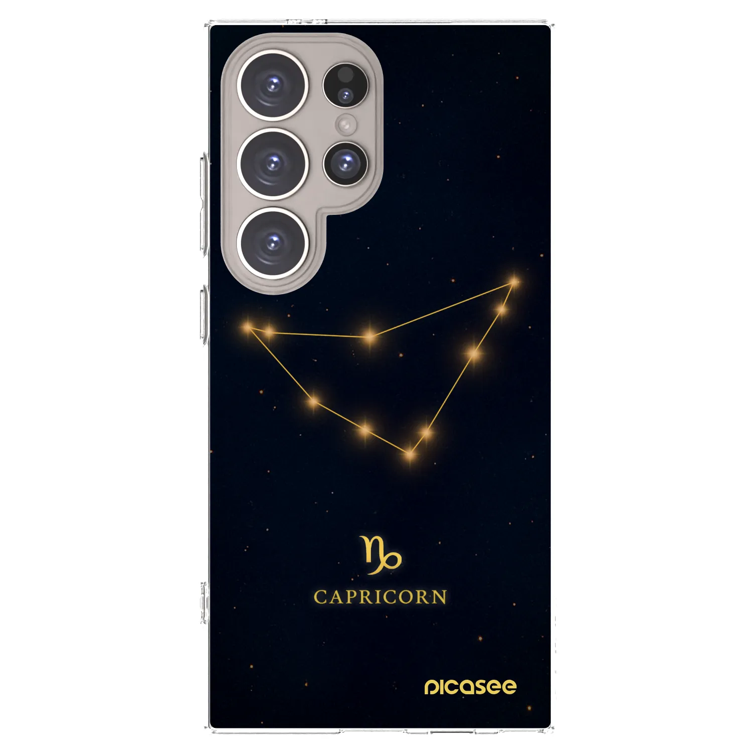 Picasee διαφανής θήκη σιλικόνης Samsung Galaxy S24 Ultra S928B 5G - CAPRICORN