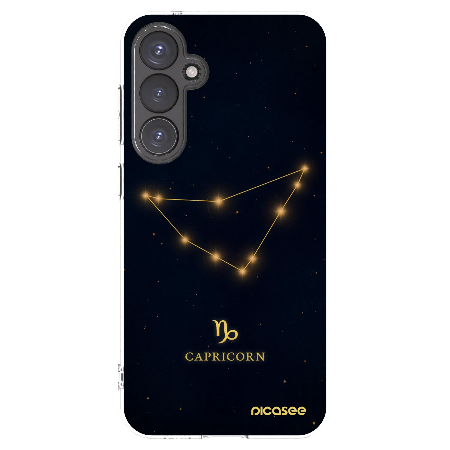 Picasee διαφανής θήκη σιλικόνης Samsung Galaxy S23 FE S711B - CAPRICORN