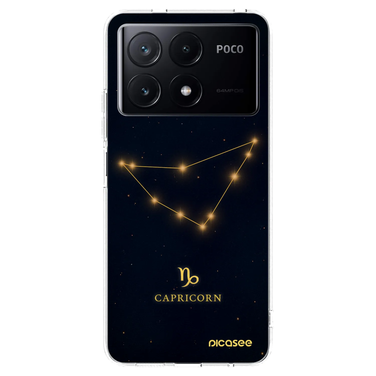 Picasee διαφανής θήκη σιλικόνης Xiaomi Poco X6 Pro - CAPRICORN