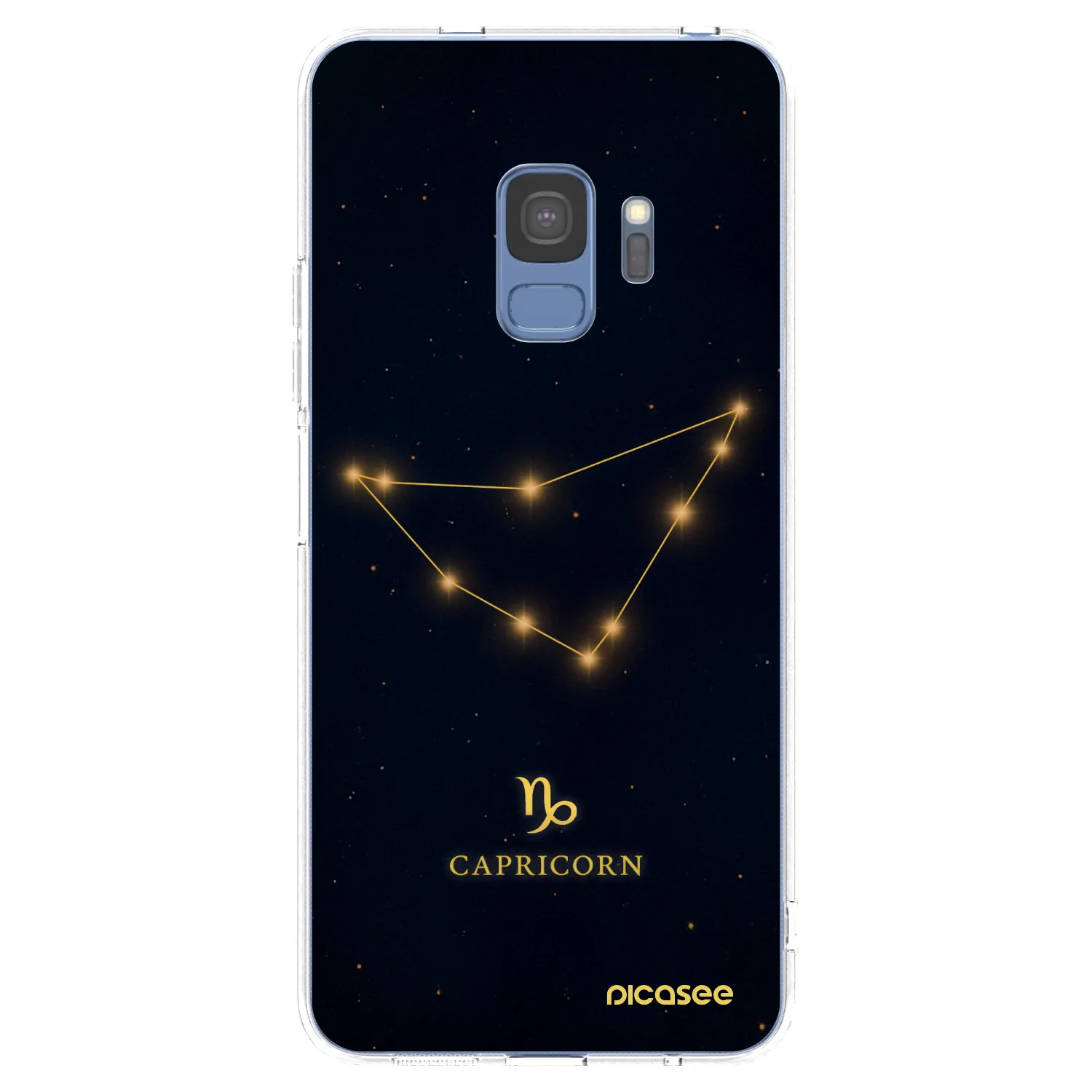 Picasee διαφανής θήκη σιλικόνης Samsung Galaxy S9 G960F - CAPRICORN