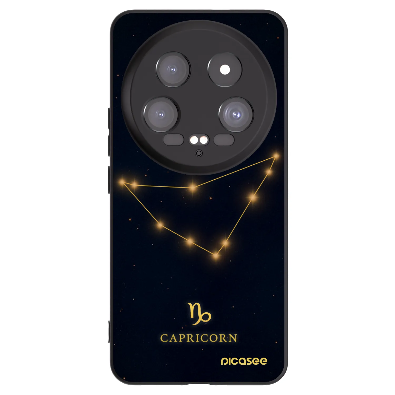 Picasee Μαύρη θήκη σιλικόνης για Xiaomi 14 Ultra - CAPRICORN