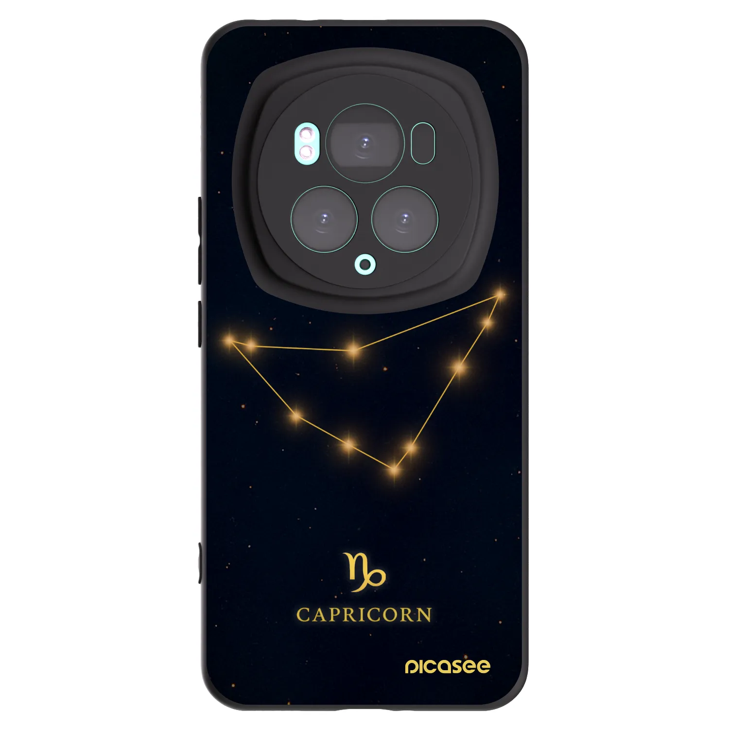 Picasee Μαύρη θήκη σιλικόνης για Honor Magic6 Pro - CAPRICORN