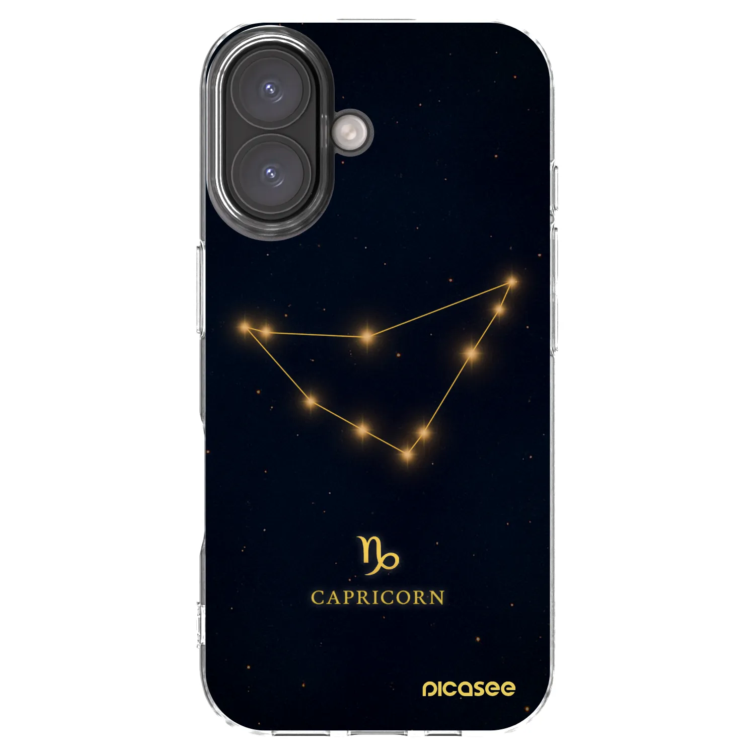 Picasee διαφανής θήκη σιλικόνης Apple iPhone 16 - CAPRICORN