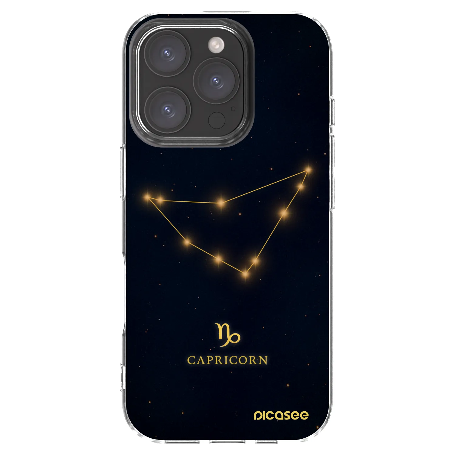 Picasee διαφανής θήκη σιλικόνης Apple iPhone 16 Pro - CAPRICORN
