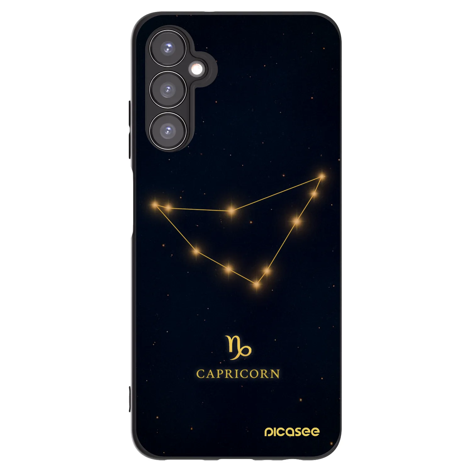 Picasee Μαύρη θήκη σιλικόνης για Samsung Galaxy A05s A057G - CAPRICORN