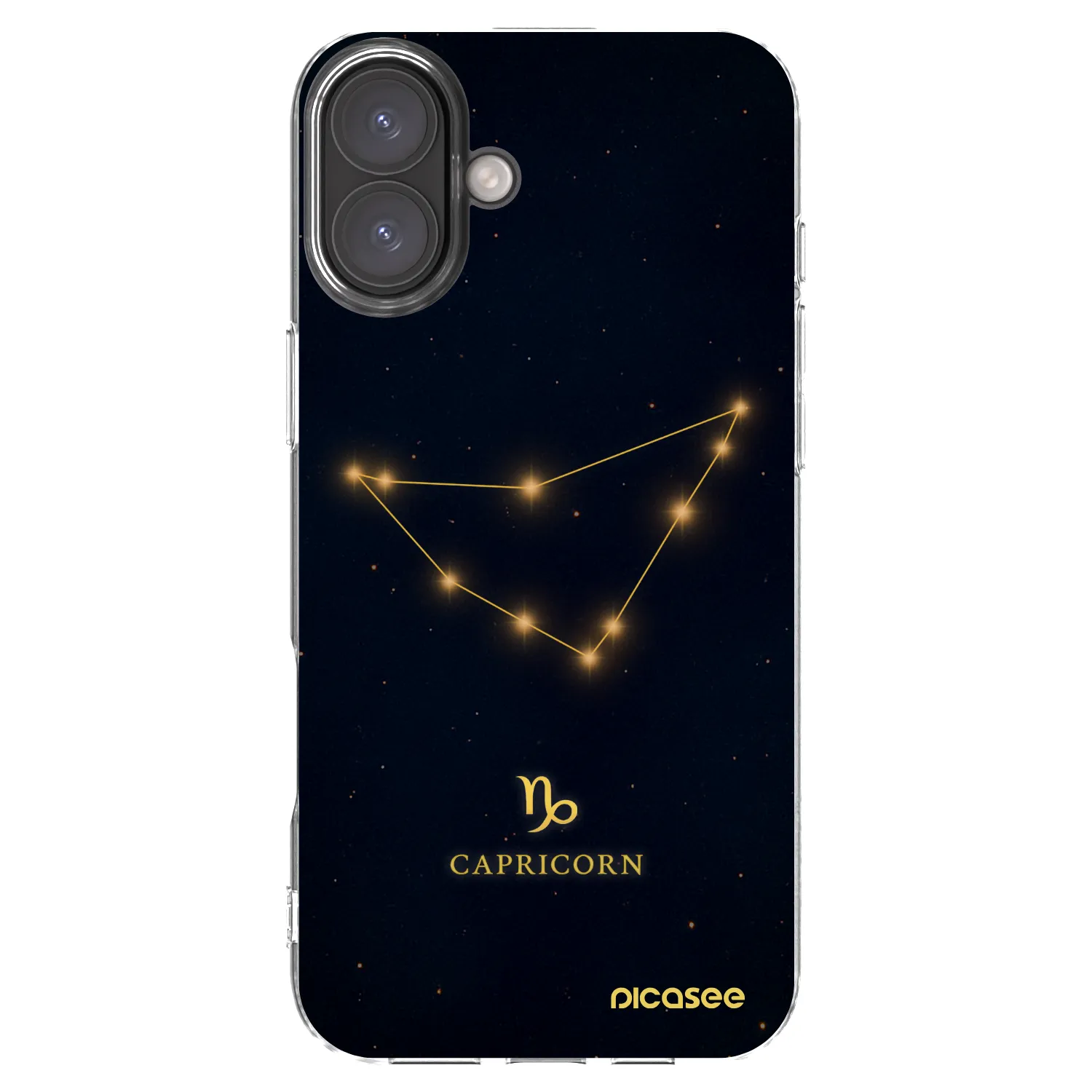 Picasee διαφανής θήκη σιλικόνης Apple iPhone 16 Plus - CAPRICORN