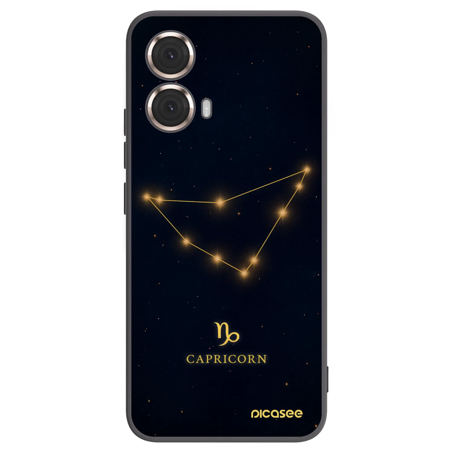 Picasee Μαύρη θήκη σιλικόνης για Motorola Moto G85 - CAPRICORN