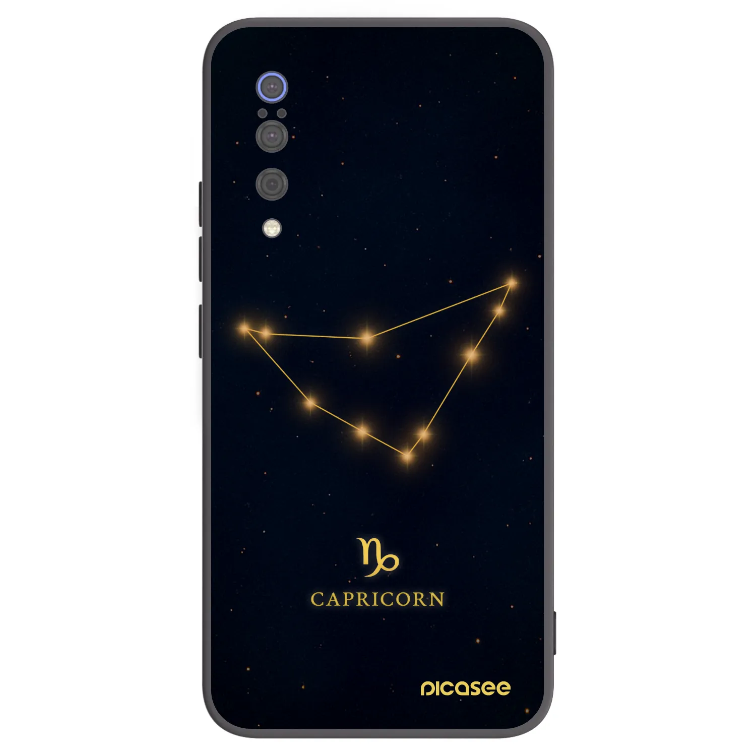 Picasee Μαύρη θήκη σιλικόνης για Xiaomi Mi 9 - CAPRICORN
