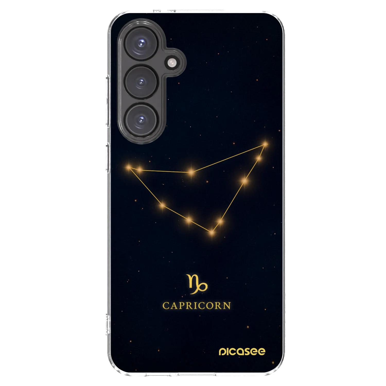 Picasee διαφανής θήκη σιλικόνης Samsung Galaxy S24 FE S721B - CAPRICORN