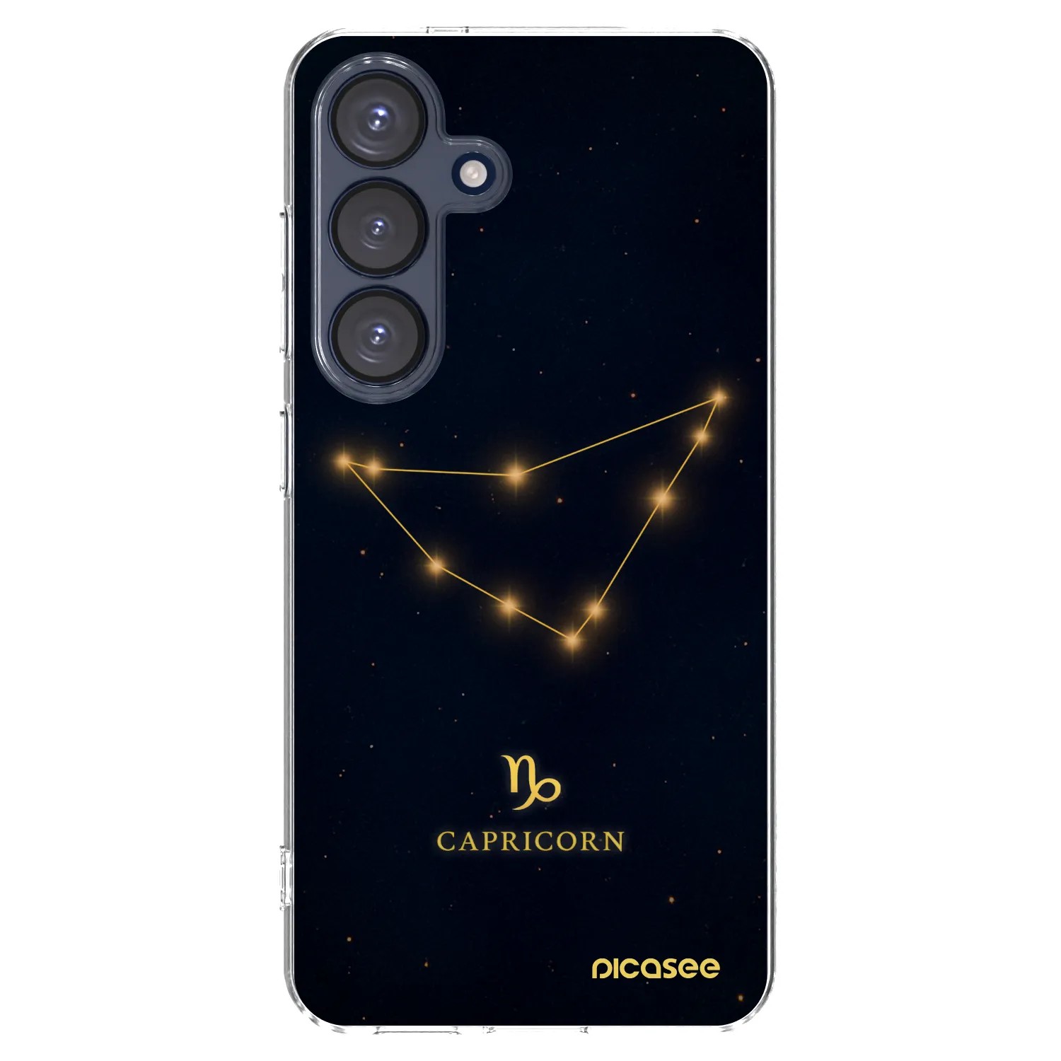 Picasee διαφανής θήκη σιλικόνης Samsung Galaxy S25 5G - CAPRICORN