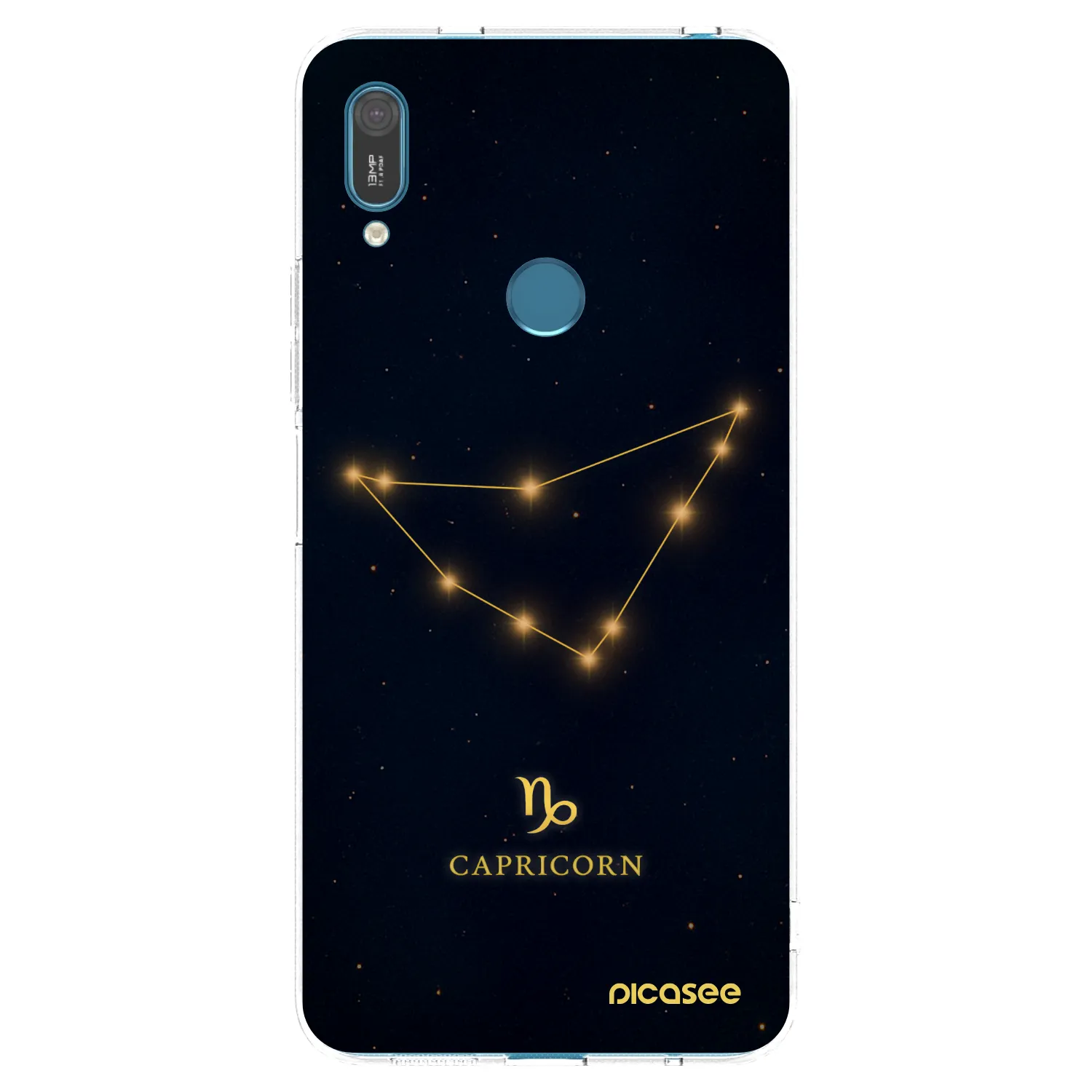Picasee διαφανής θήκη σιλικόνης Huawei Y7 2019 - CAPRICORN