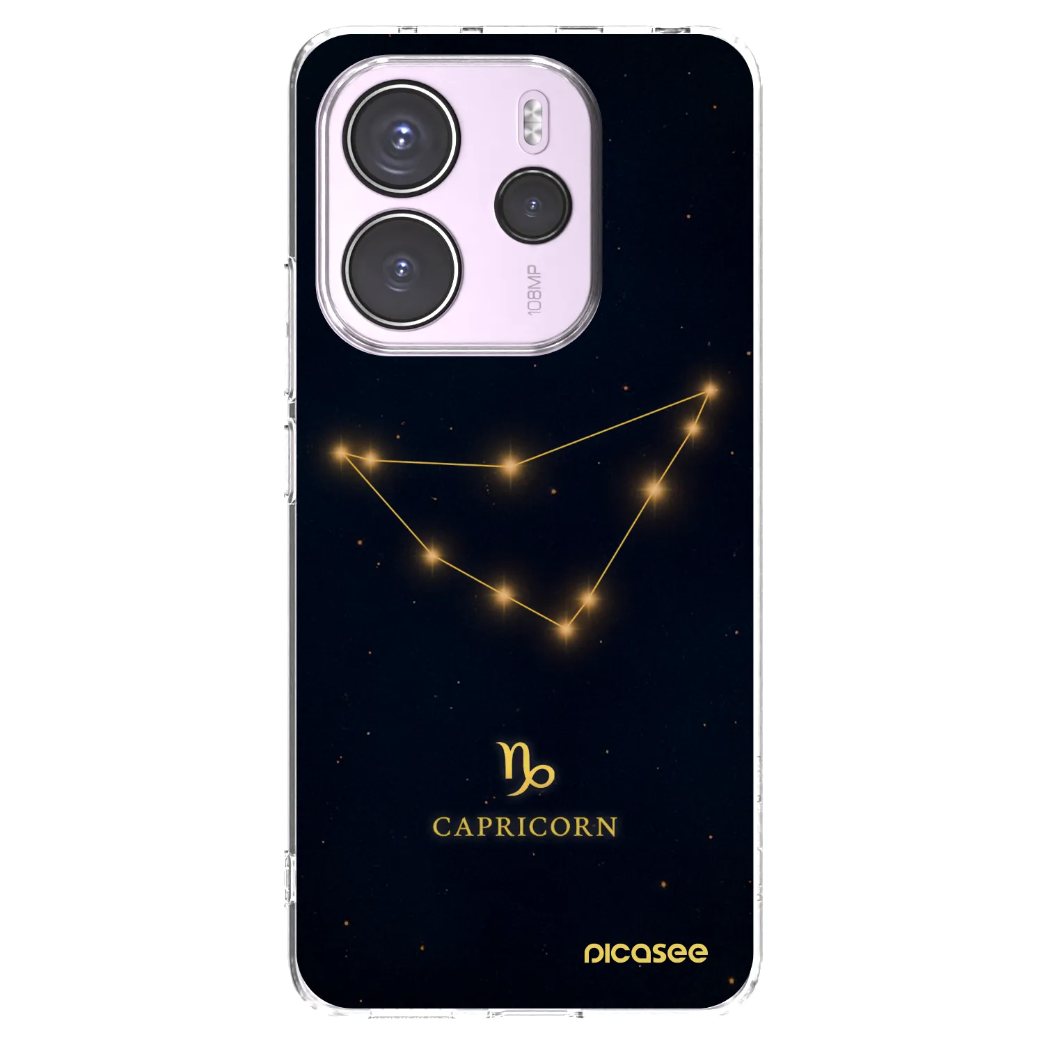 Picasee διαφανής θήκη σιλικόνης Xiaomi Redmi Note 14 4G - CAPRICORN