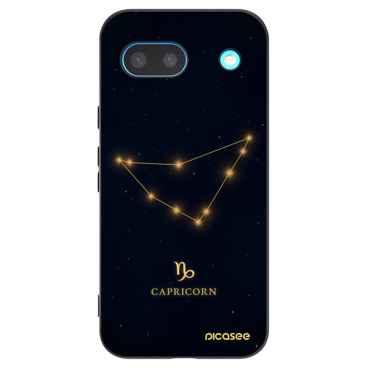 Picasee Μαύρη θήκη σιλικόνης για Google Pixel 8 - CAPRICORN