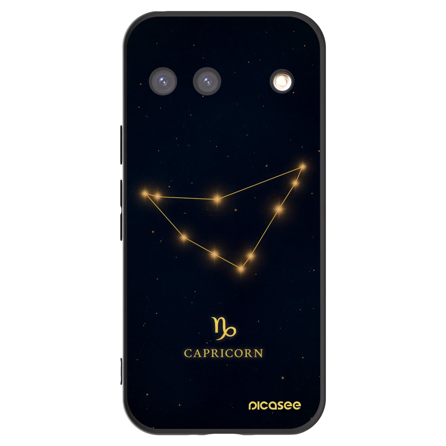 Picasee Μαύρη θήκη σιλικόνης για Google Pixel 9 - CAPRICORN