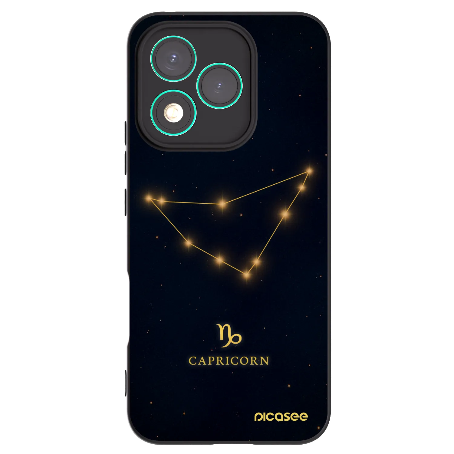 Picasee Μαύρη θήκη σιλικόνης για Honor 400 Lite 5G - CAPRICORN
