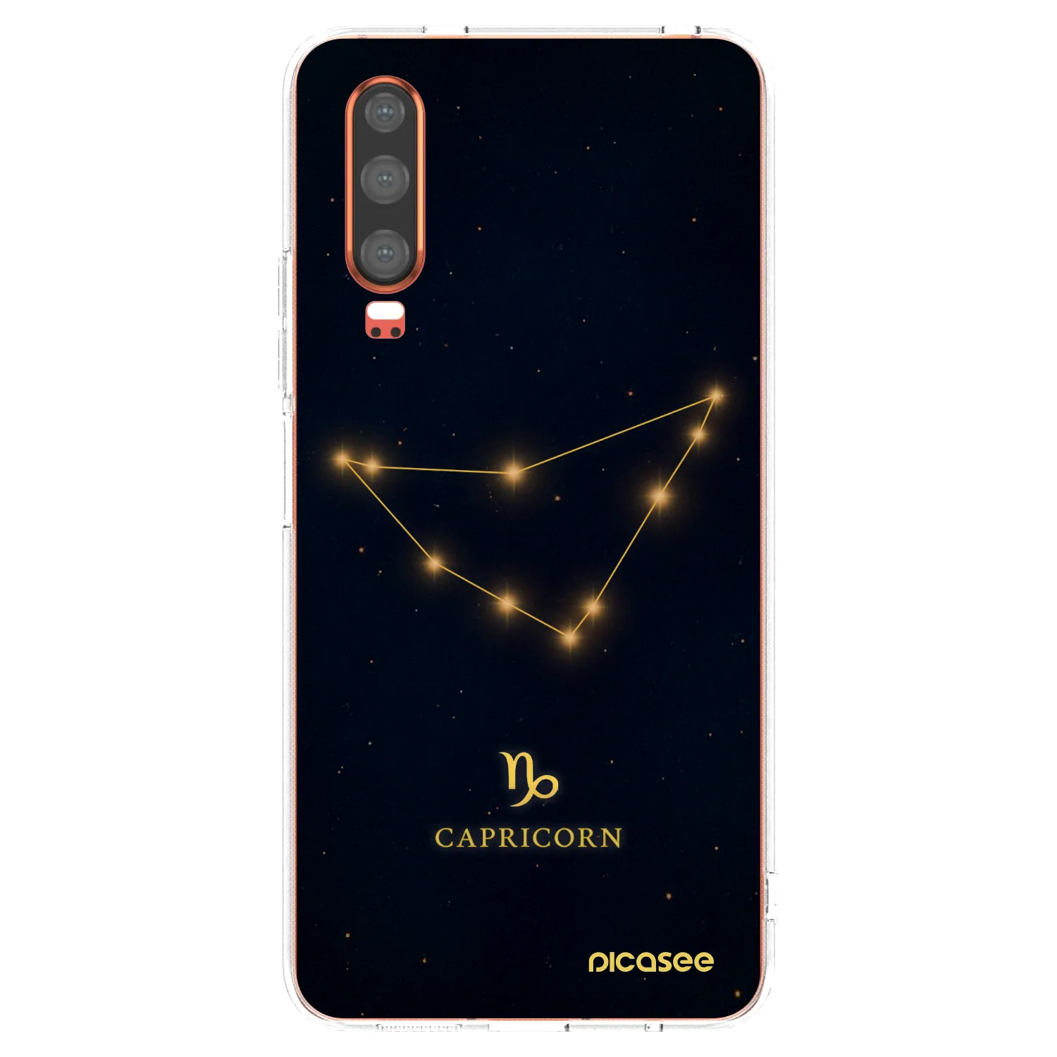Picasee διαφανής θήκη σιλικόνης Huawei P30 - CAPRICORN
