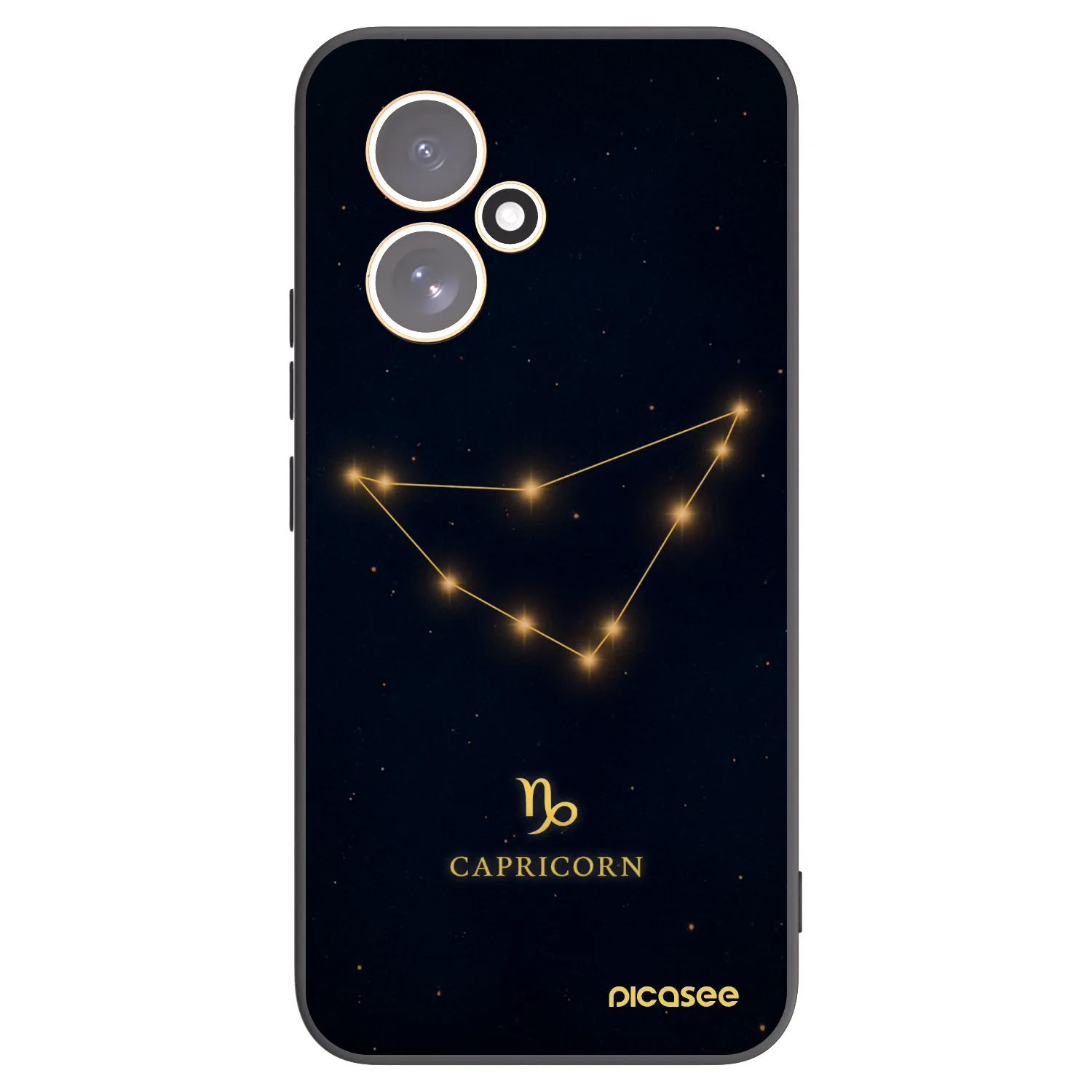 Picasee Μαύρη θήκη σιλικόνης για Honor 400 5G - CAPRICORN