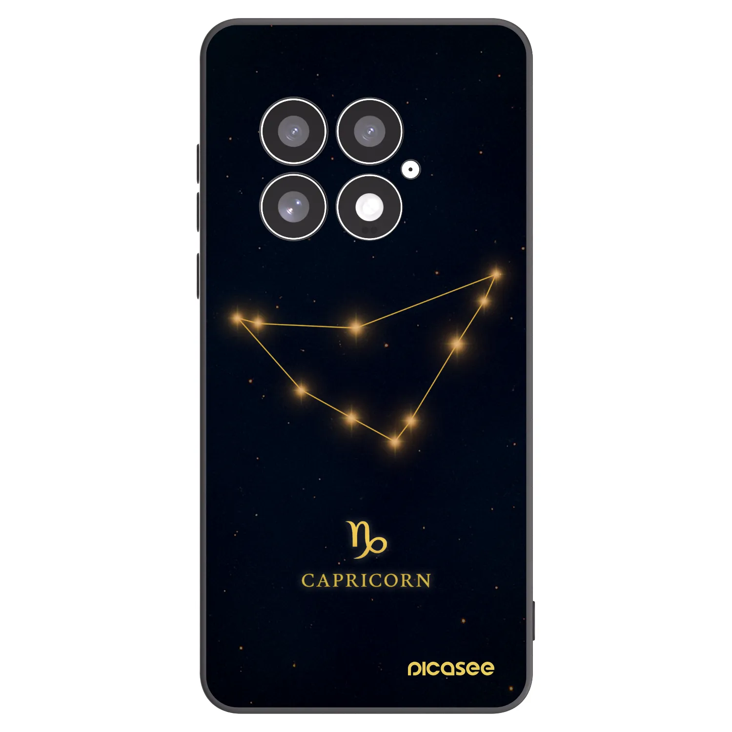 Picasee Μαύρη θήκη σιλικόνης για OnePlus 13 5G - CAPRICORN