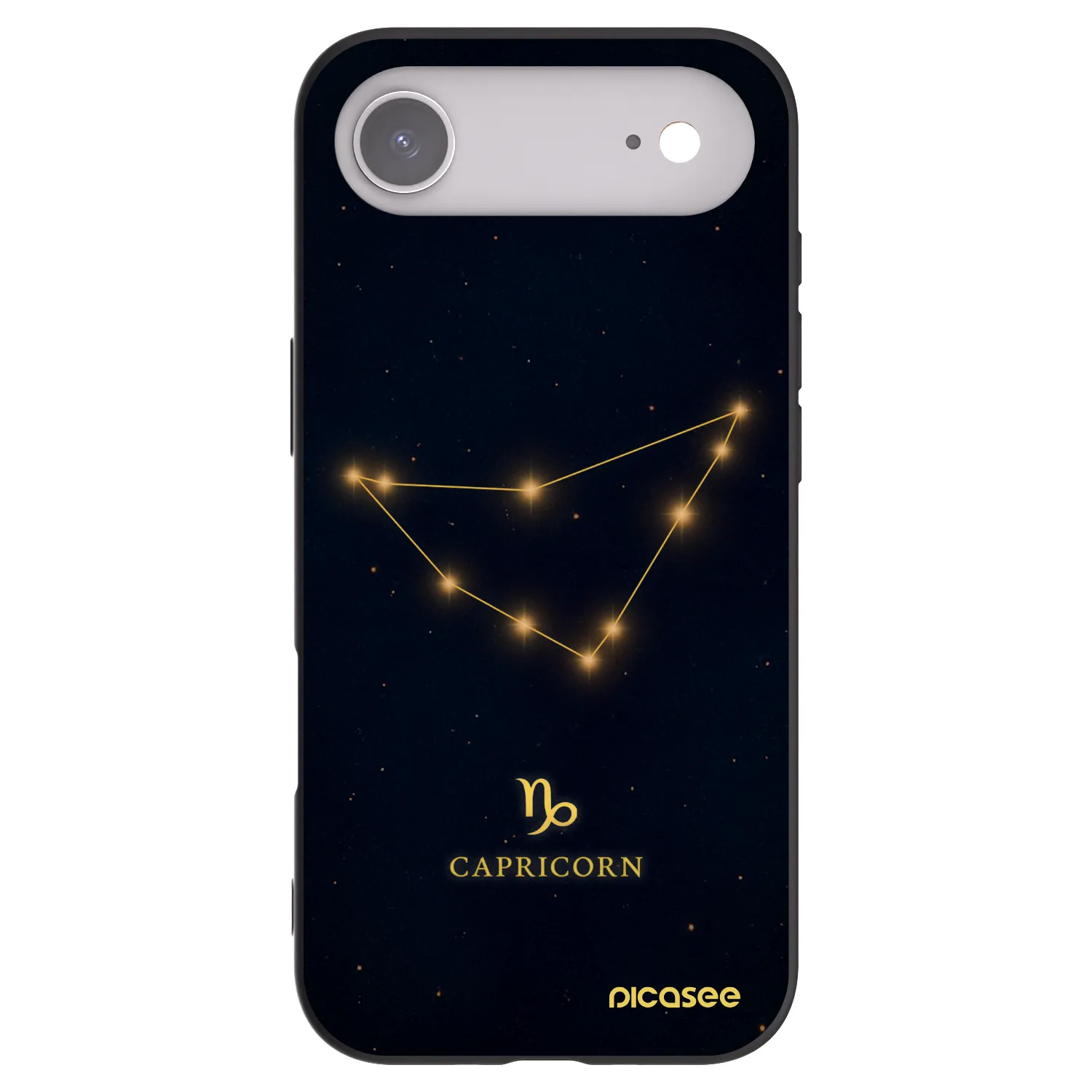 Picasee Μαύρη θήκη σιλικόνης για Apple iPhone Air - CAPRICORN