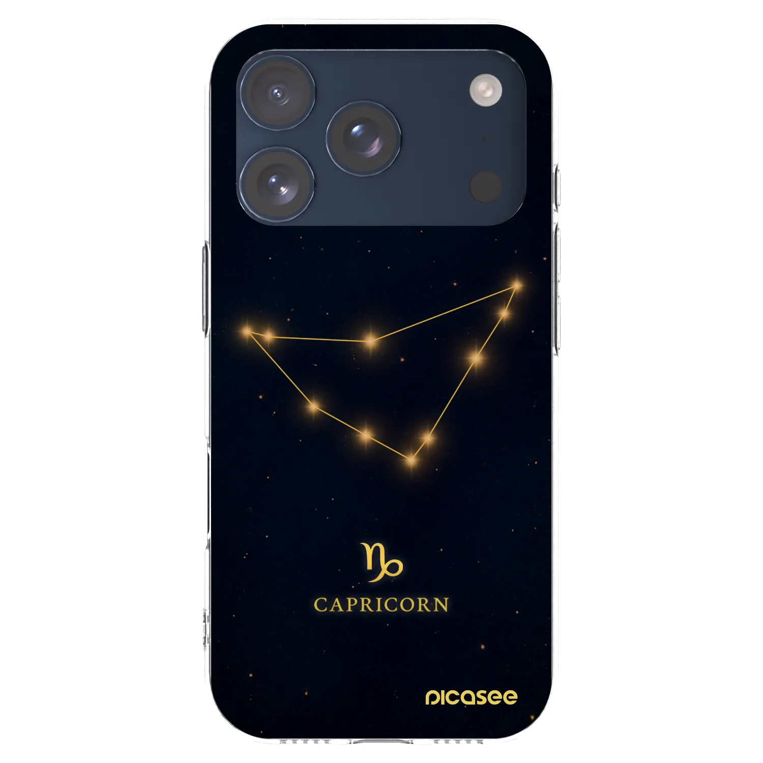 Picasee διαφανής θήκη σιλικόνης Apple iPhone 17 Pro - CAPRICORN