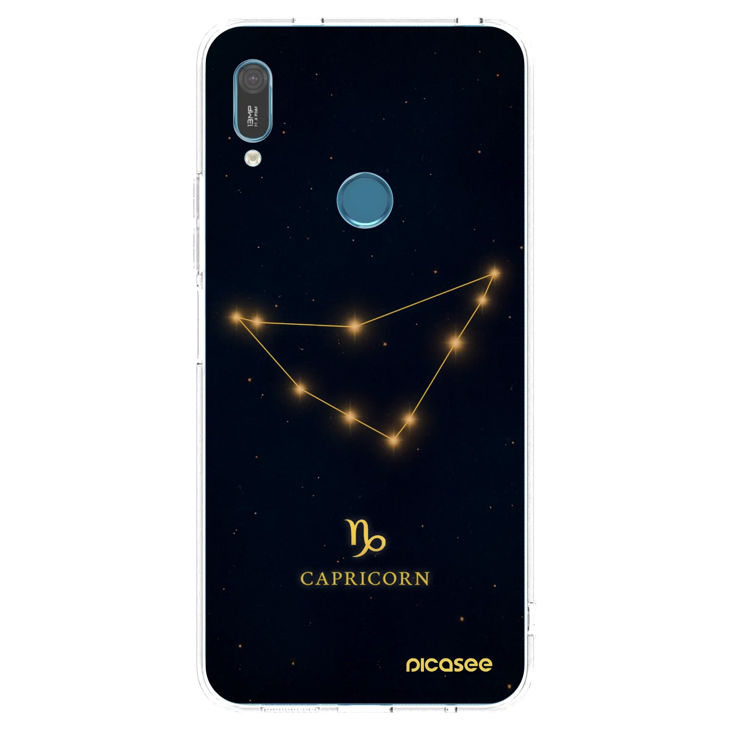 Picasee διαφανής θήκη σιλικόνης Huawei Y6 2019 - CAPRICORN