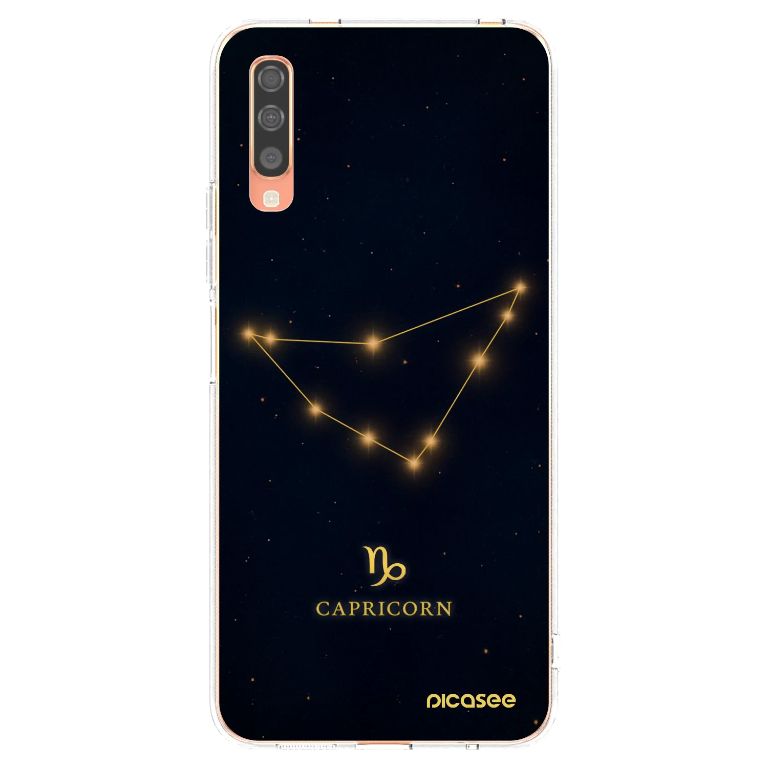 Picasee διαφανής θήκη σιλικόνης Samsung Galaxy A70 A705F - CAPRICORN