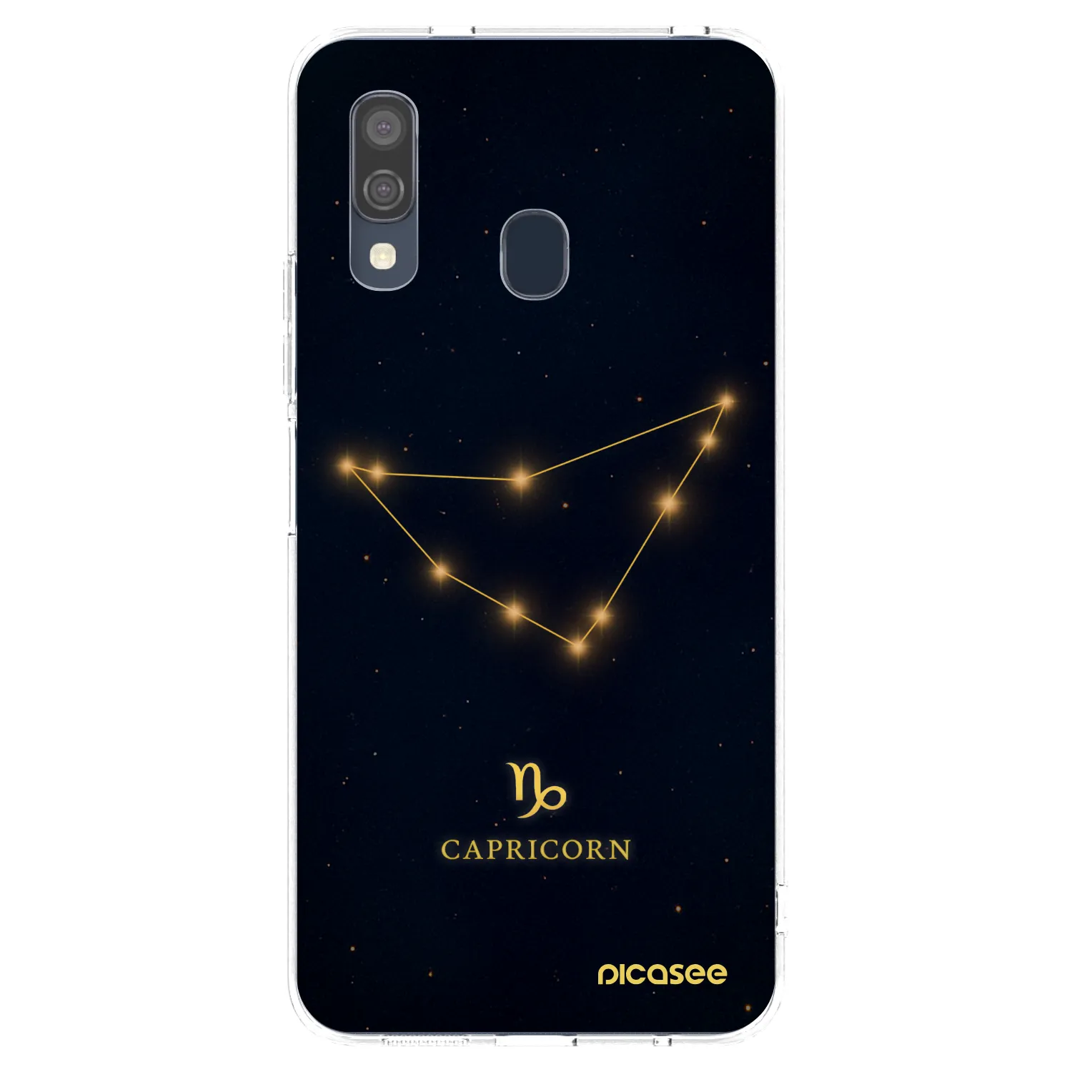 Picasee διαφανής θήκη σιλικόνης Samsung Galaxy A40 A405F - CAPRICORN