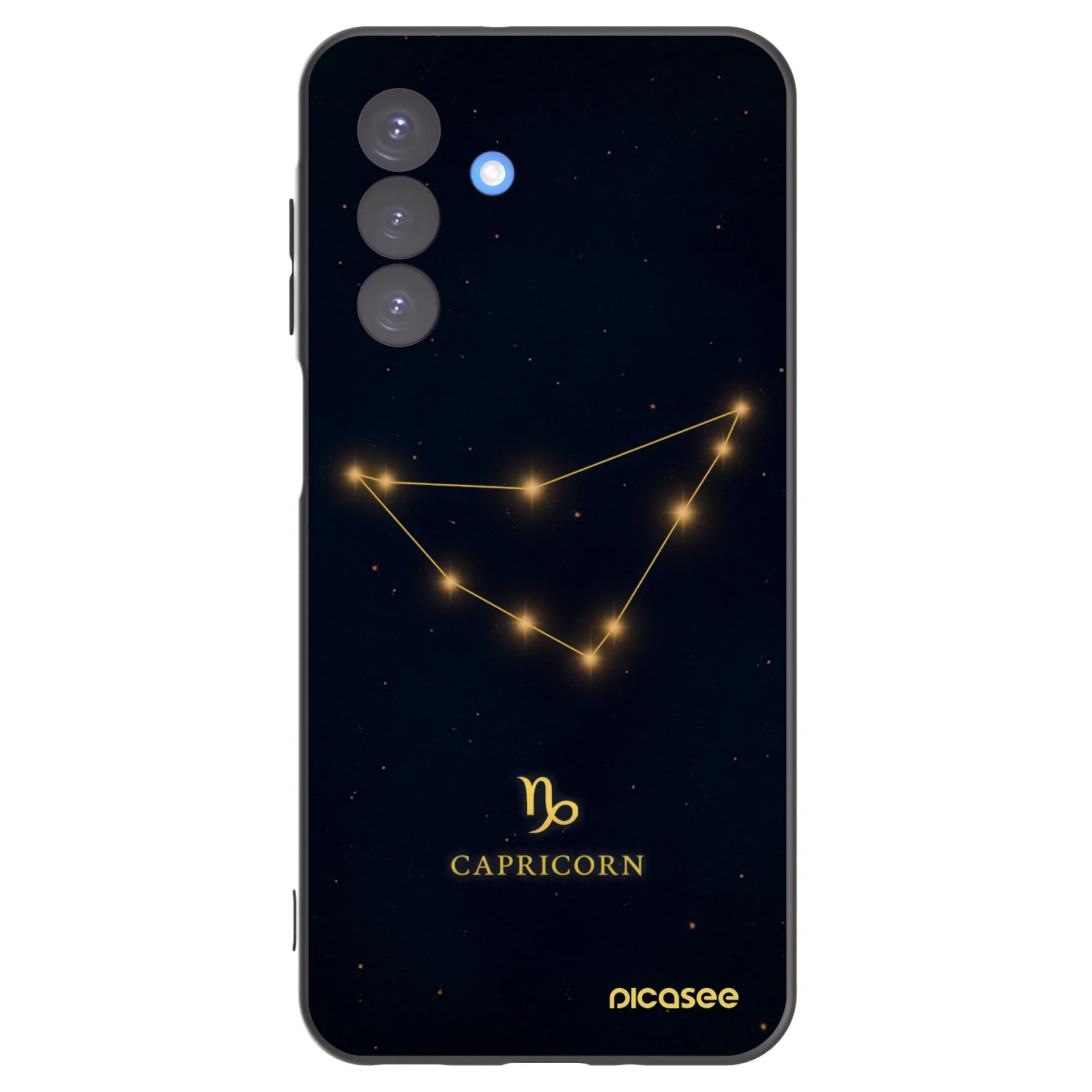 Picasee Μαύρη θήκη σιλικόνης για Samsung Galaxy A17 5G - CAPRICORN