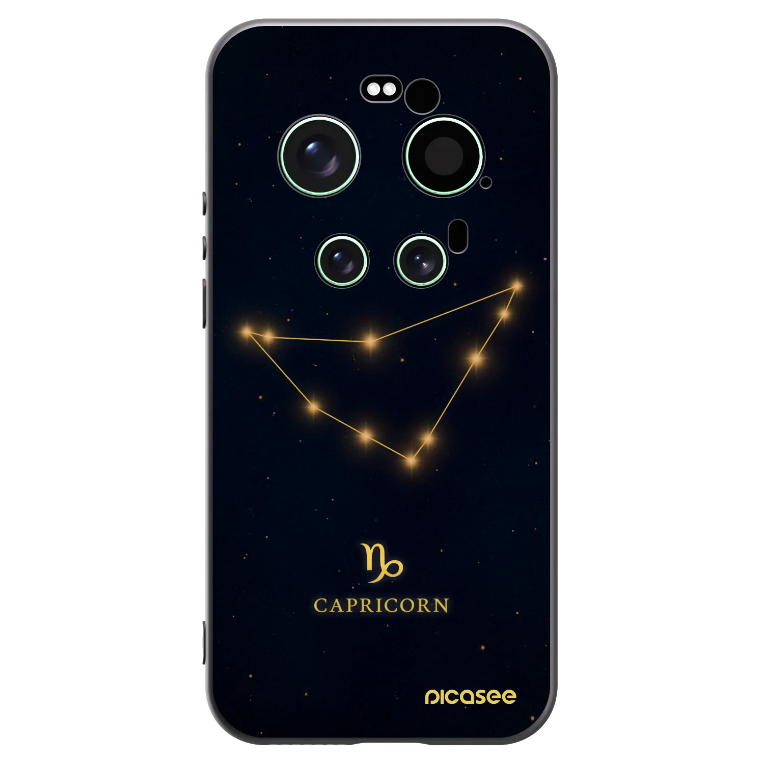 Picasee Μαύρη θήκη σιλικόνης για Xiaomi 17 Ultra - CAPRICORN