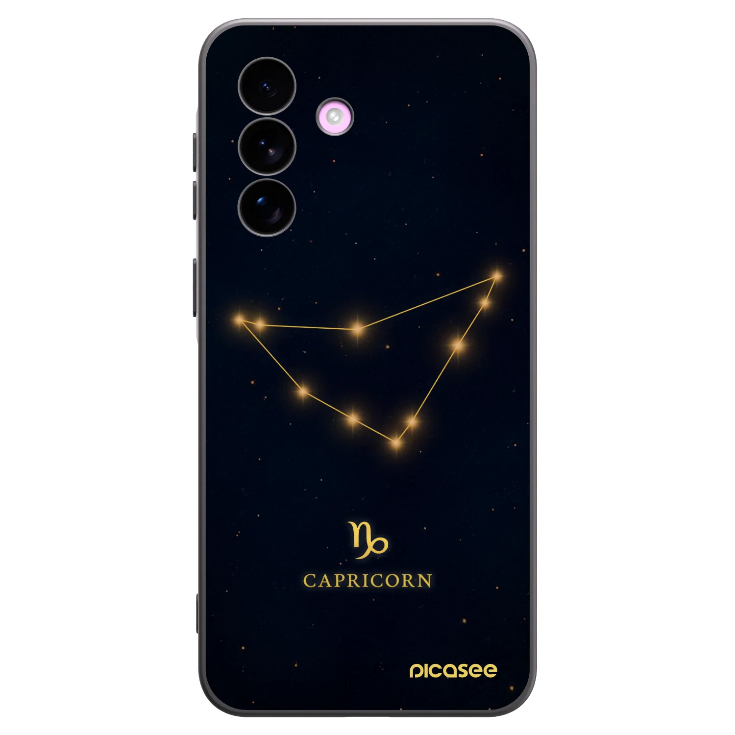 Picasee Μαύρη θήκη σιλικόνης για Samsung Galaxy A57 5G - CAPRICORN