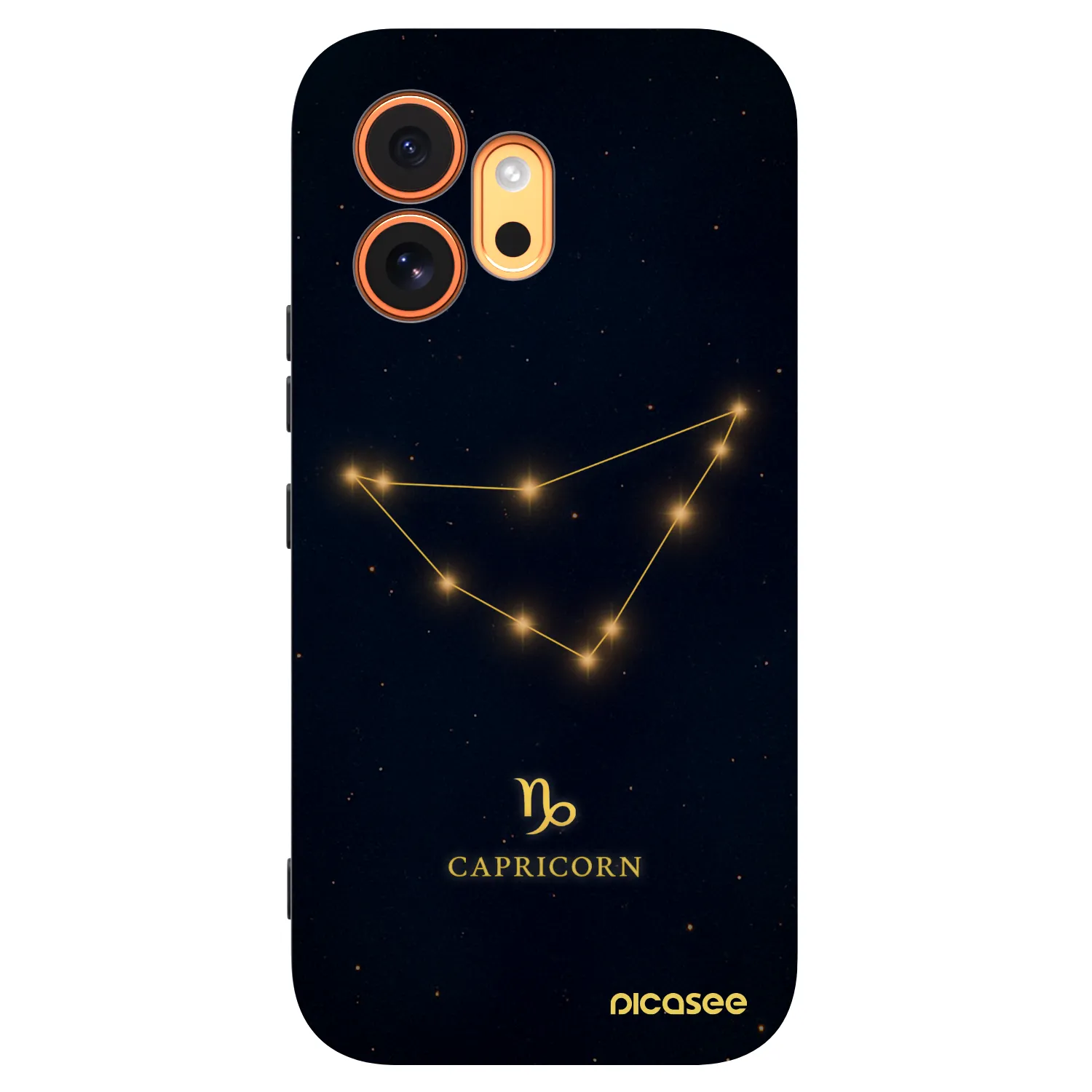 Picasee Μαύρη θήκη σιλικόνης για Honor 600 - CAPRICORN