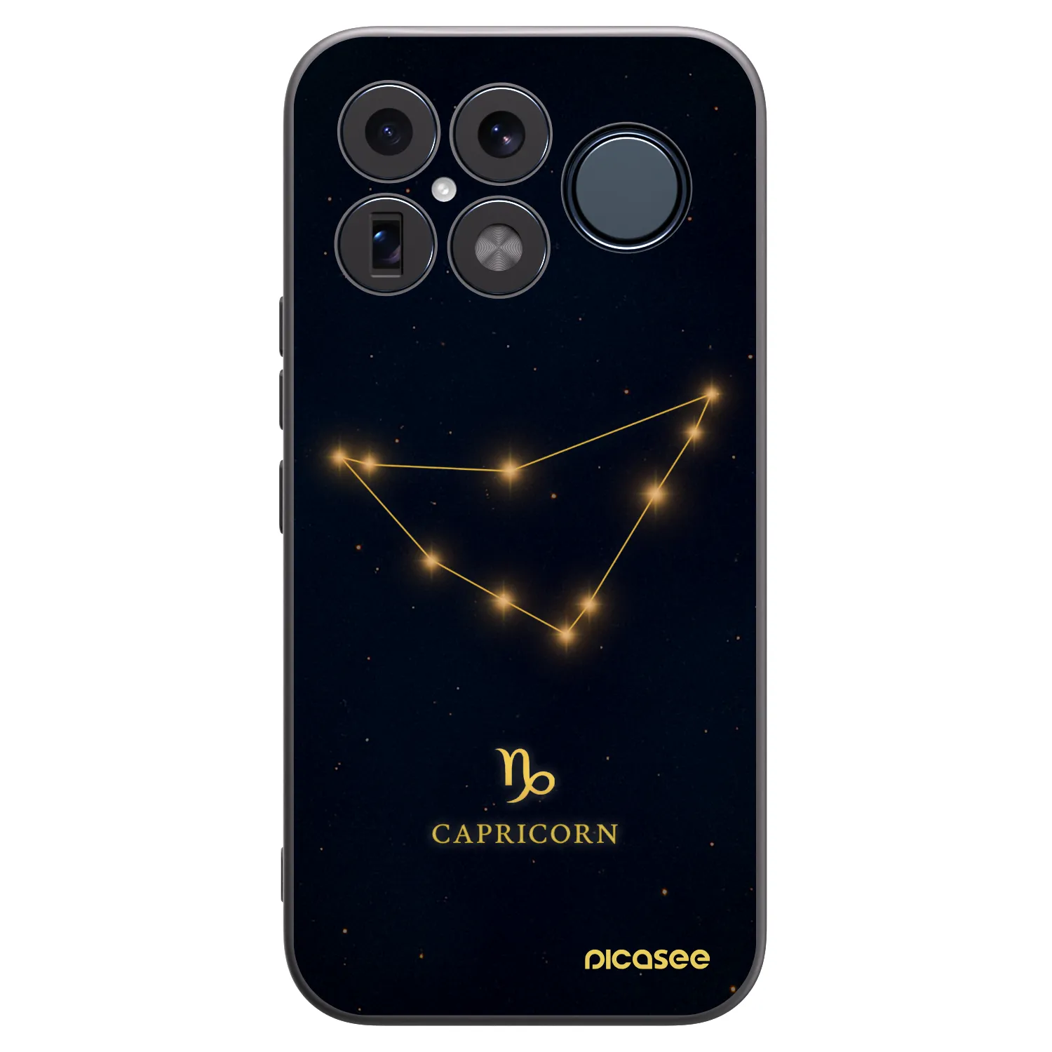 Picasee Μαύρη θήκη σιλικόνης για Xiaomi Poco F8 Ultra - CAPRICORN