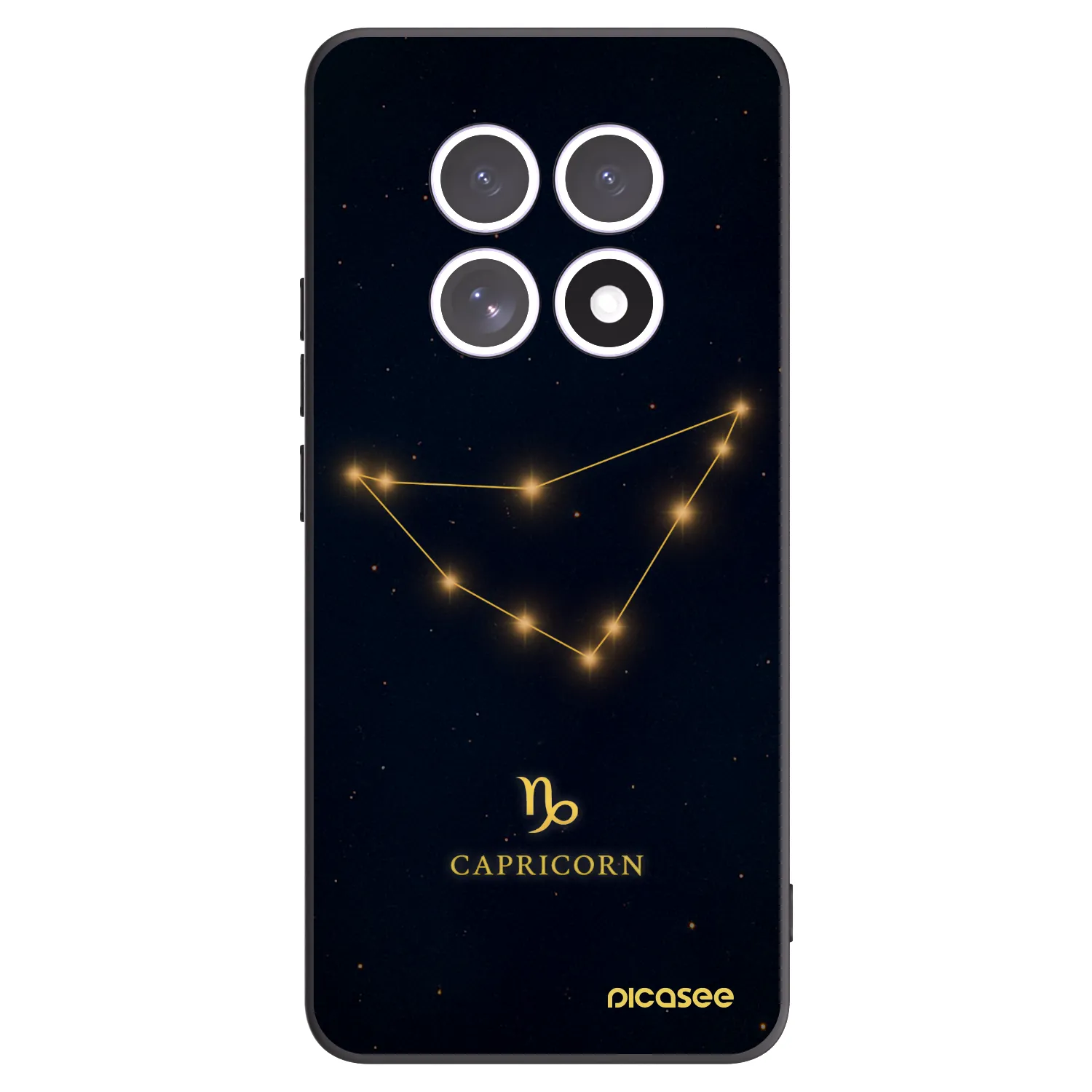 Picasee Μαύρη θήκη σιλικόνης για Xiaomi Redmi Note 15 5G - CAPRICORN