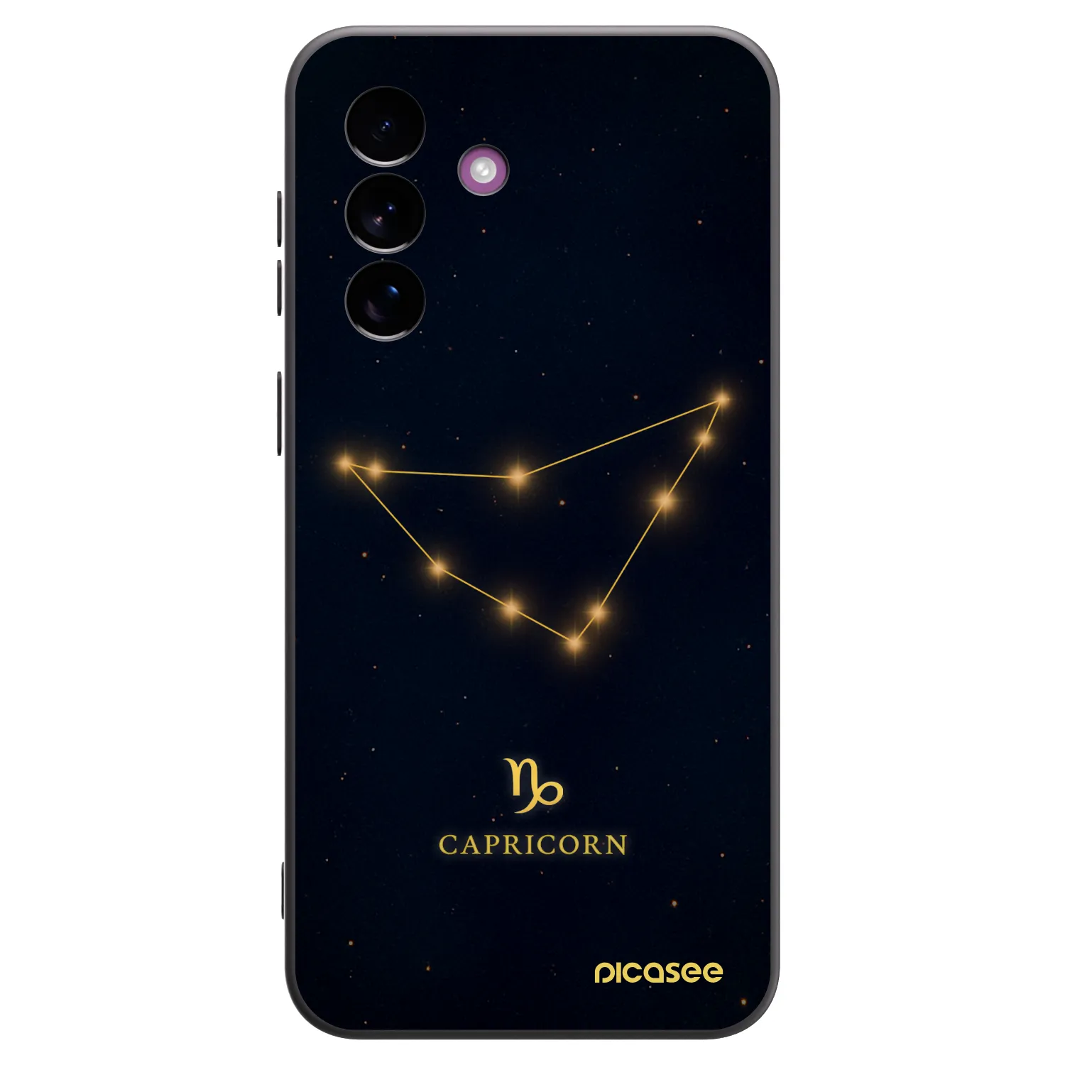 Picasee Μαύρη θήκη σιλικόνης για Samsung Galaxy A37 - CAPRICORN