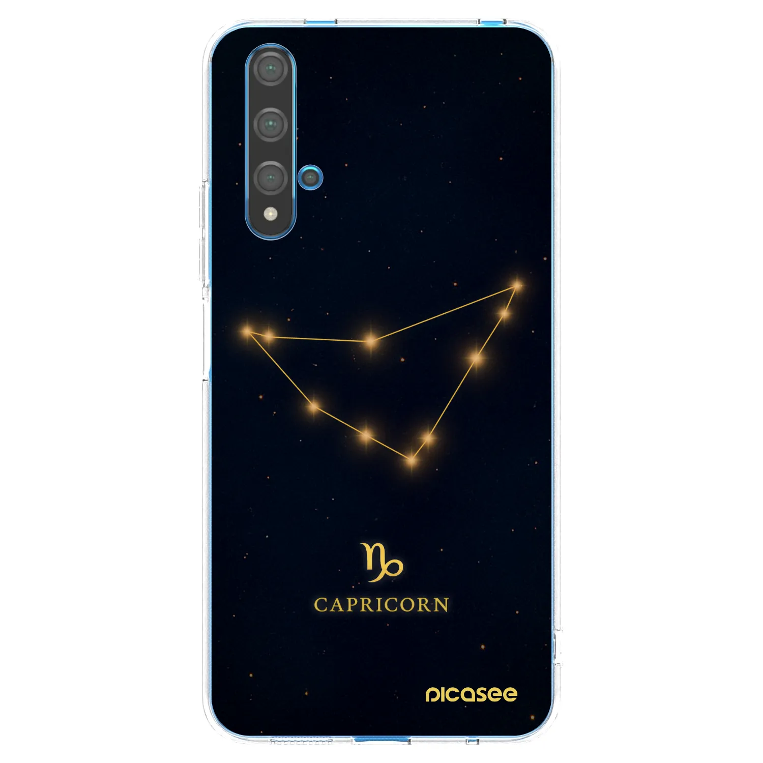 Picasee διαφανής θήκη σιλικόνης Huawei Nova 5T - CAPRICORN