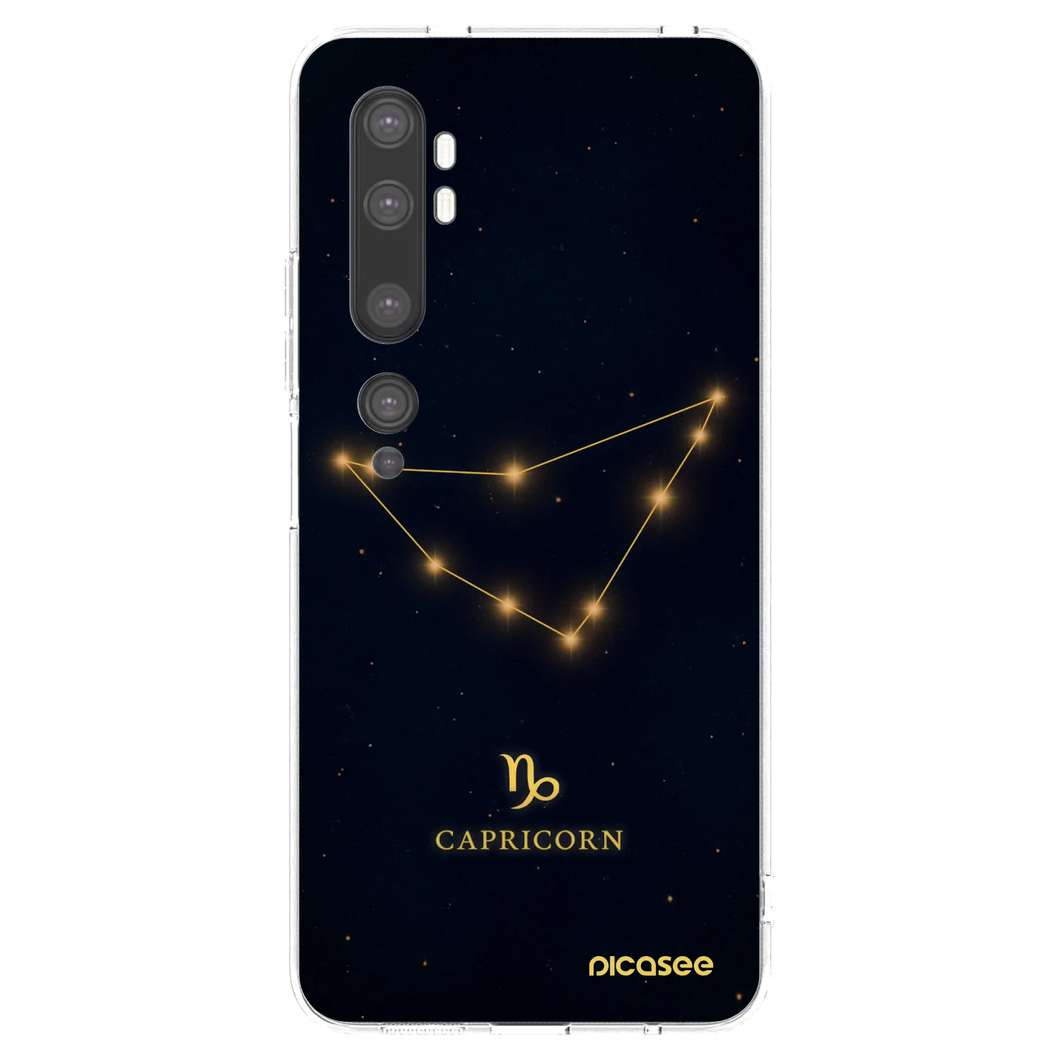 Picasee διαφανής θήκη σιλικόνης Xiaomi Mi Note 10 (Pro) - CAPRICORN