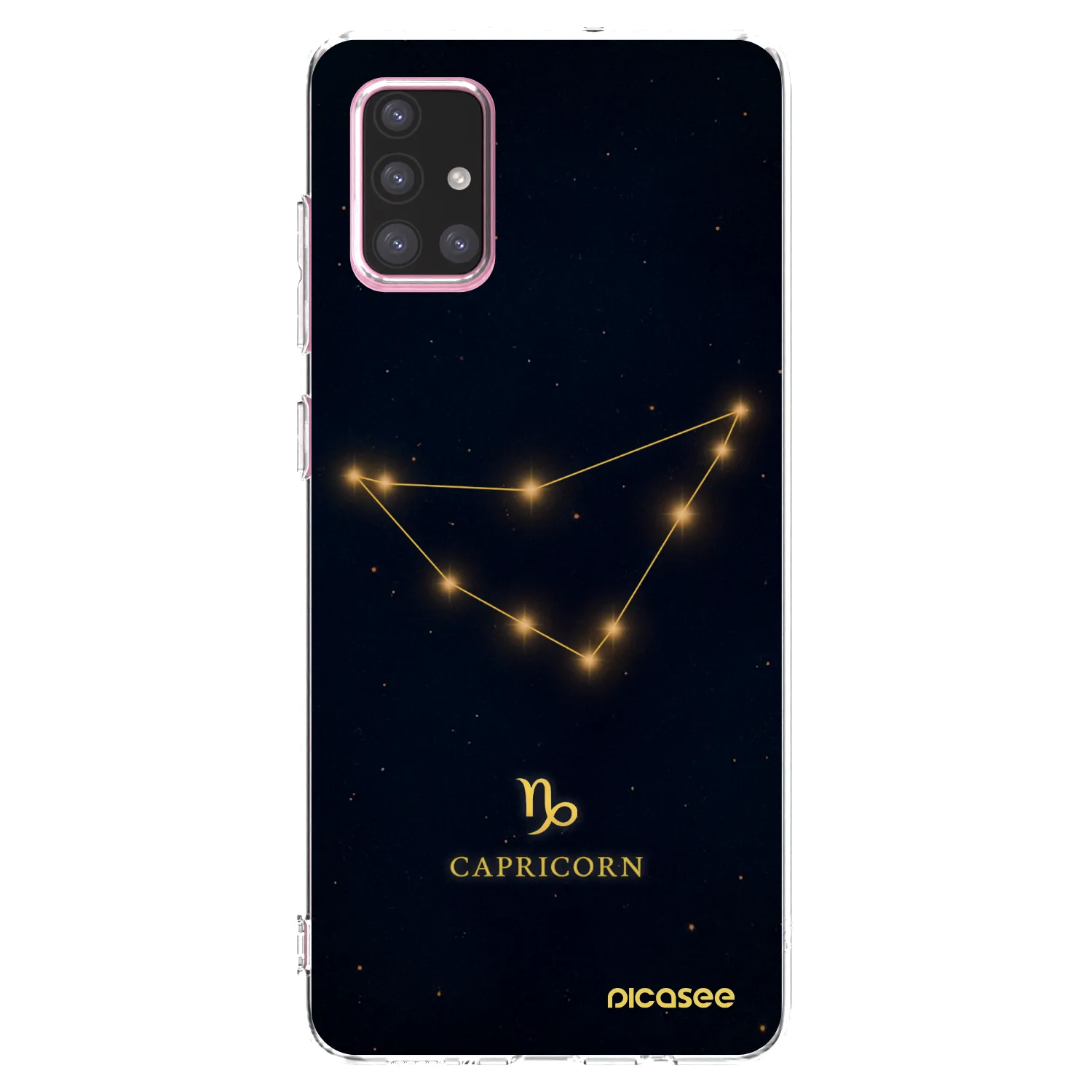 Picasee διαφανής θήκη σιλικόνης Samsung Galaxy A71 A715F - CAPRICORN