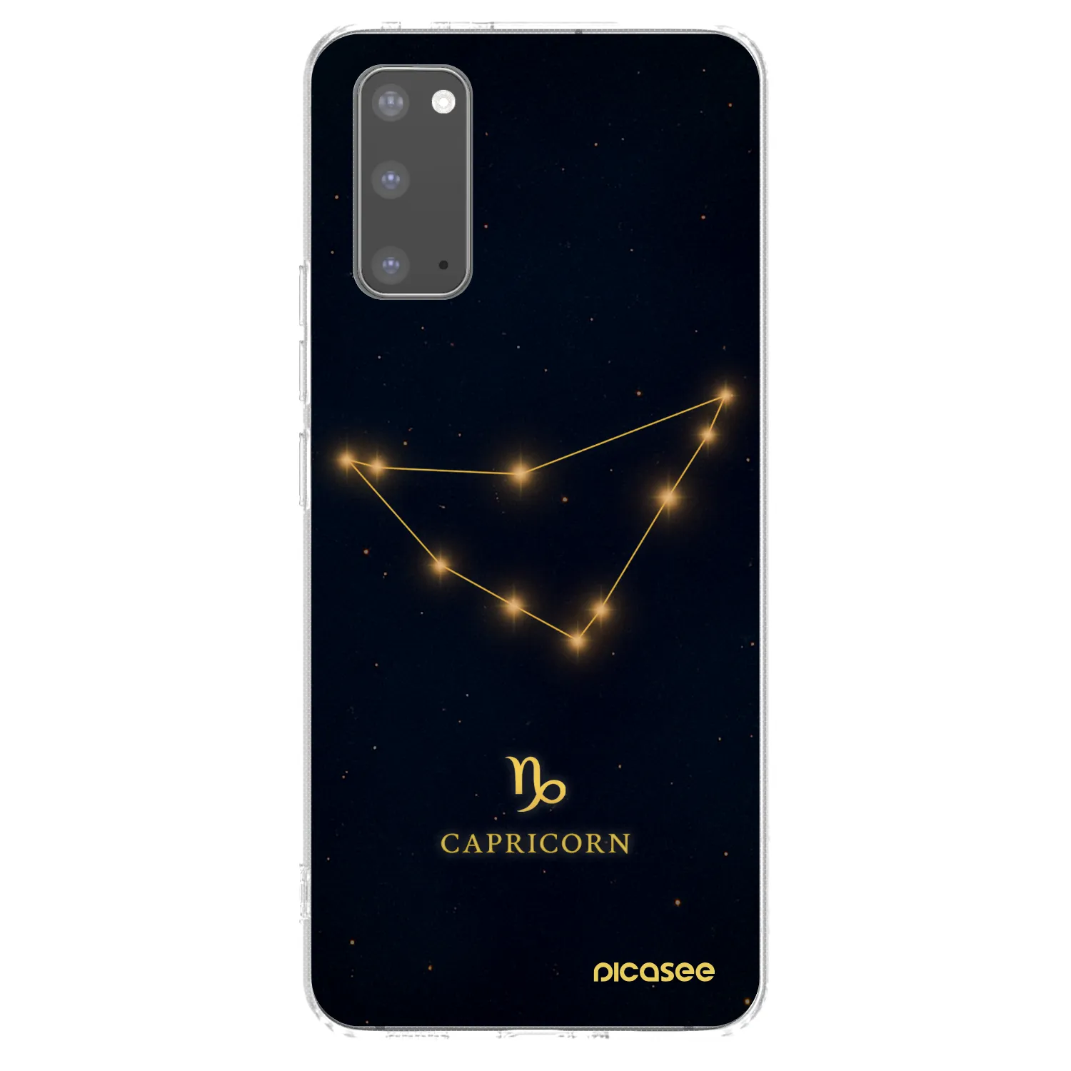 Picasee διαφανής θήκη σιλικόνης Samsung Galaxy S20 G980F - CAPRICORN