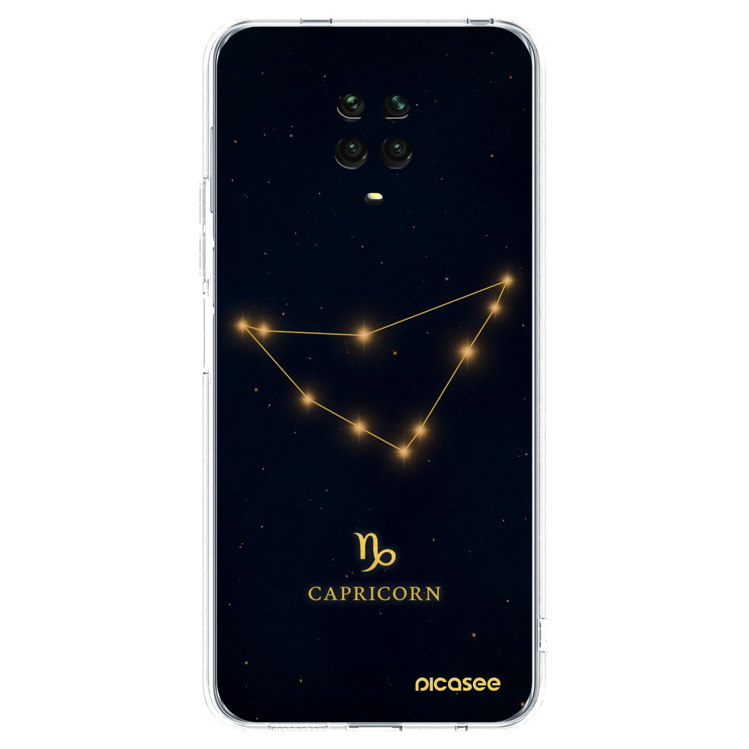 Picasee διαφανής θήκη σιλικόνης Xiaomi Redmi Note 9S - CAPRICORN