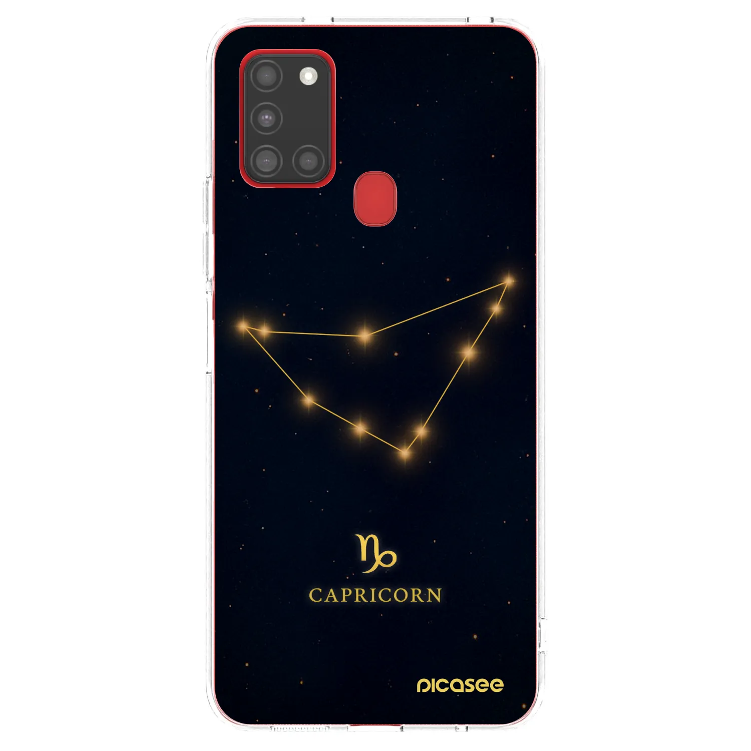 Picasee διαφανής θήκη σιλικόνης Samsung Galaxy A21s - CAPRICORN