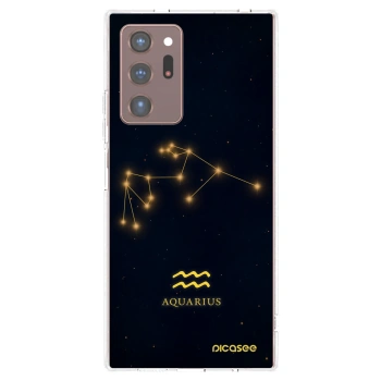 Picasee διαφανής θήκη σιλικόνης Samsung Galaxy Note 20 Ultra - AQUARIUS